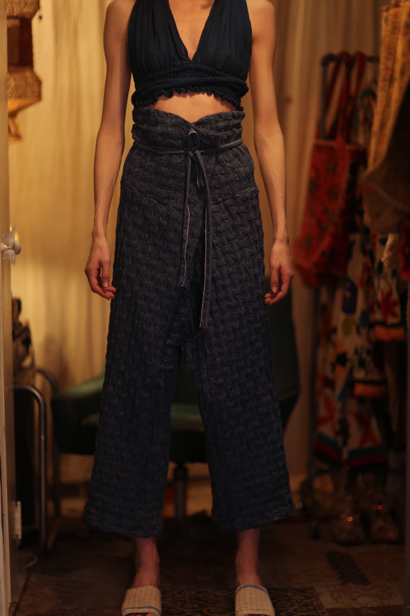 LI FISHERMAN TROUSERS DEEP BLUE