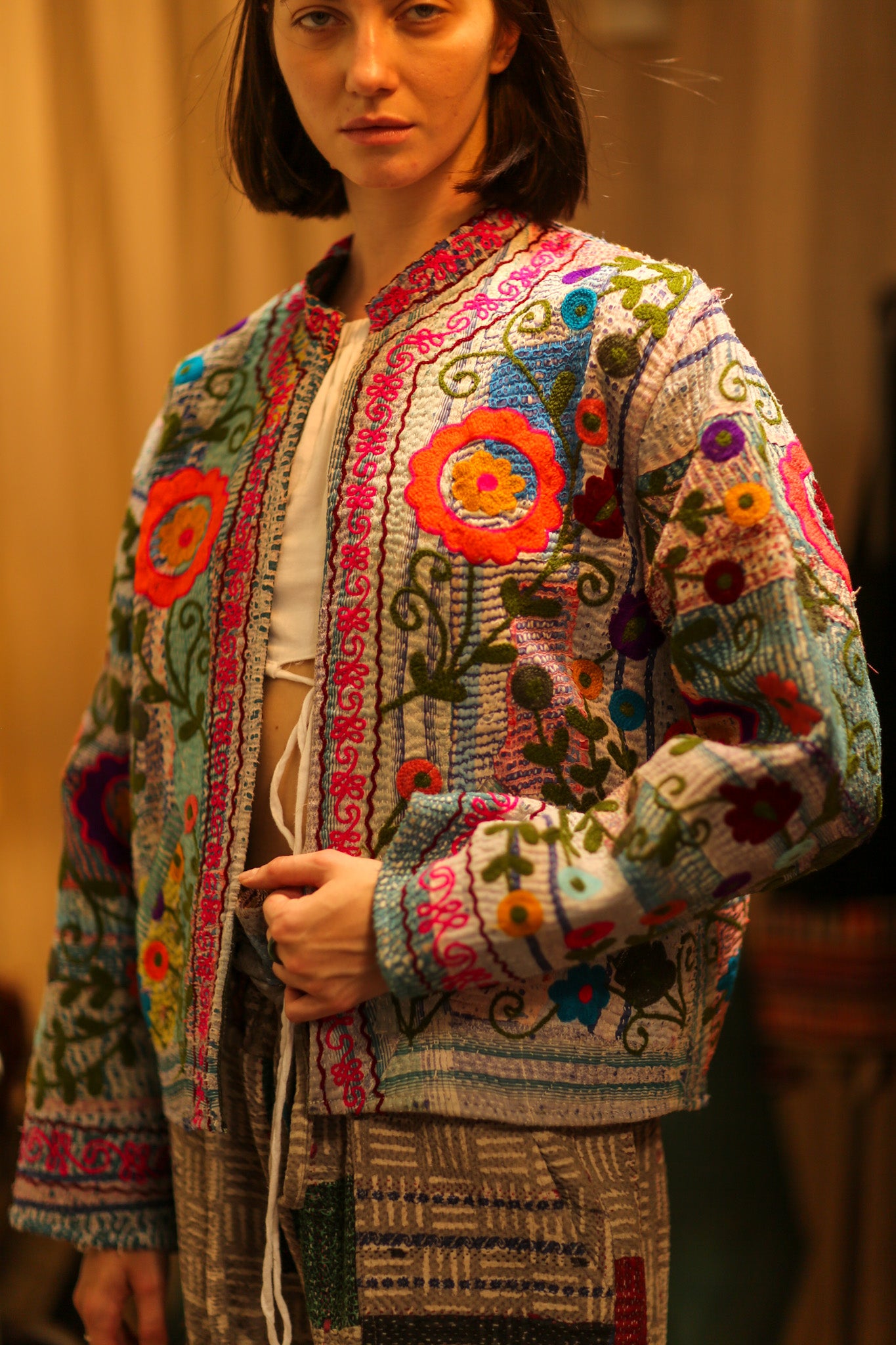 EMBROIDERED JACKET INGRID TALAT NOI EDIT