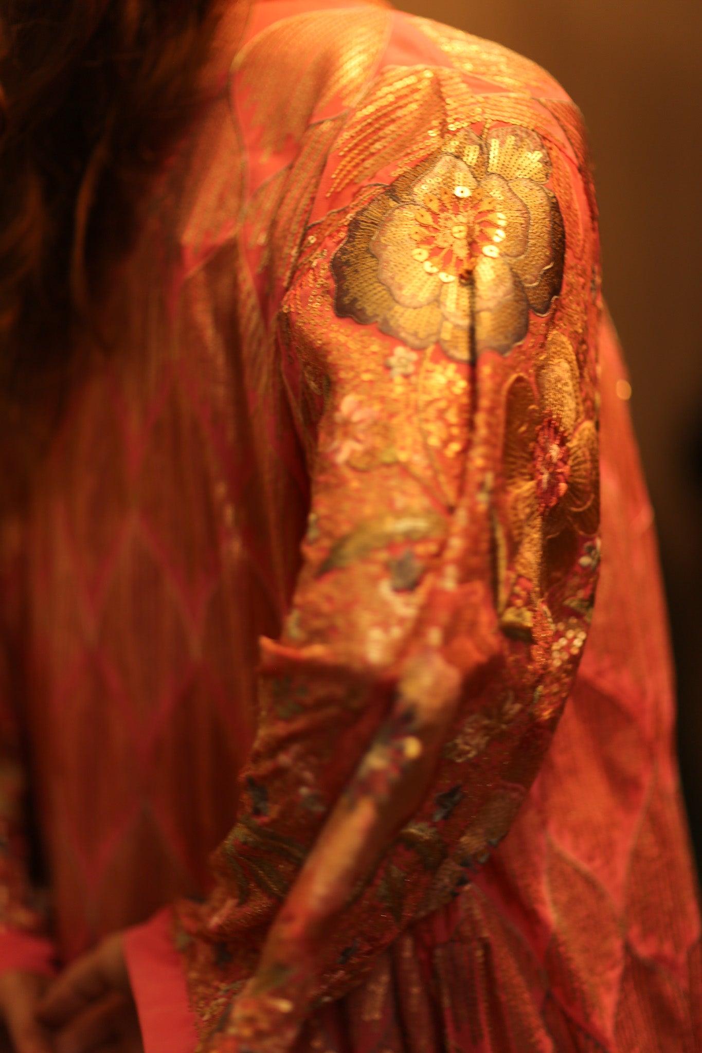 PINK SEQUIN KIMONO ARABELLA