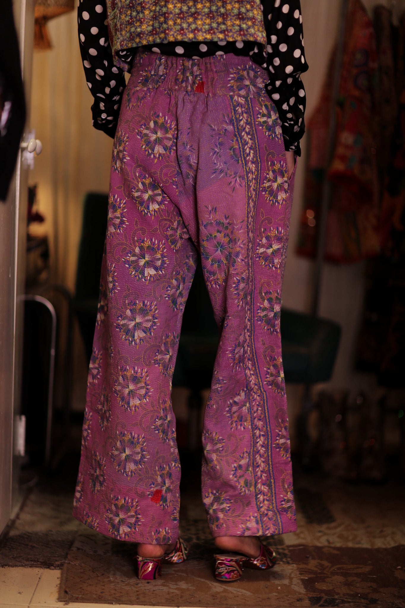 LENA KANTHA TROUSERS LAVENDER FIELD
