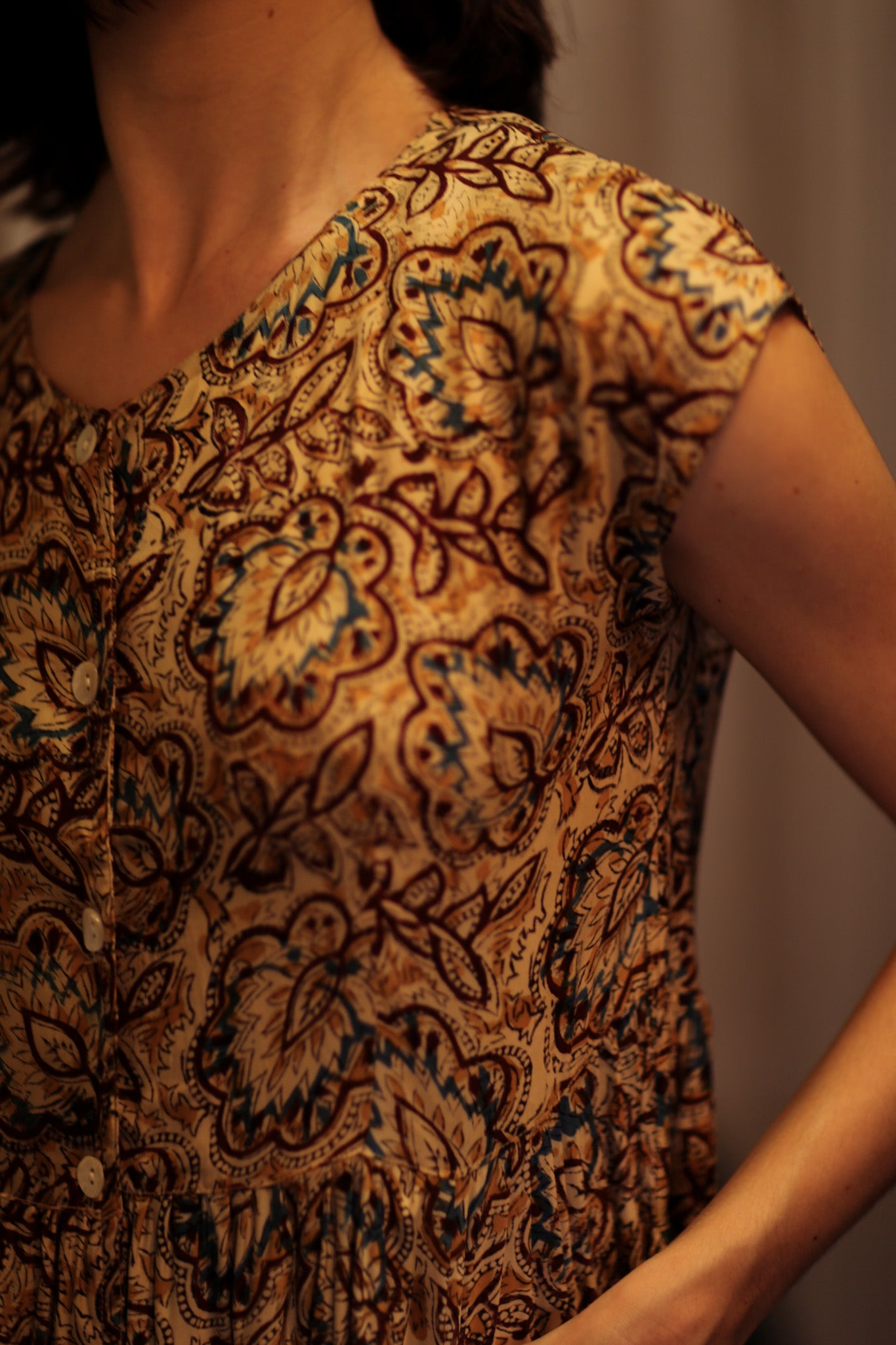 EDITH SILK DRESS DECO