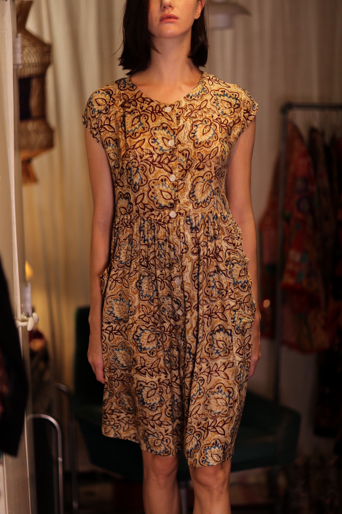 EDITH SILK DRESS DECO