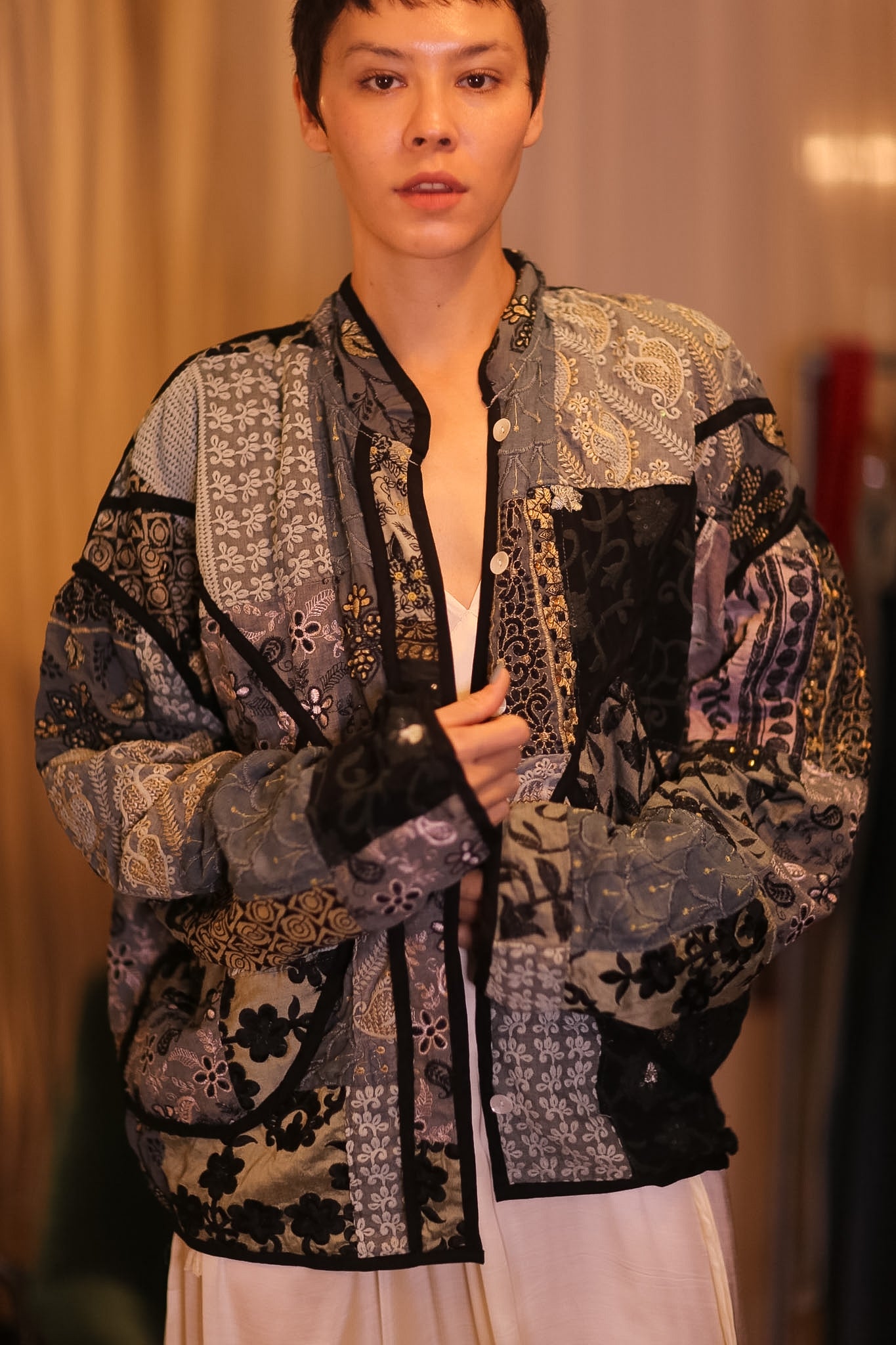 PATCHWORK PATTERN JACKET YILAYTHANT