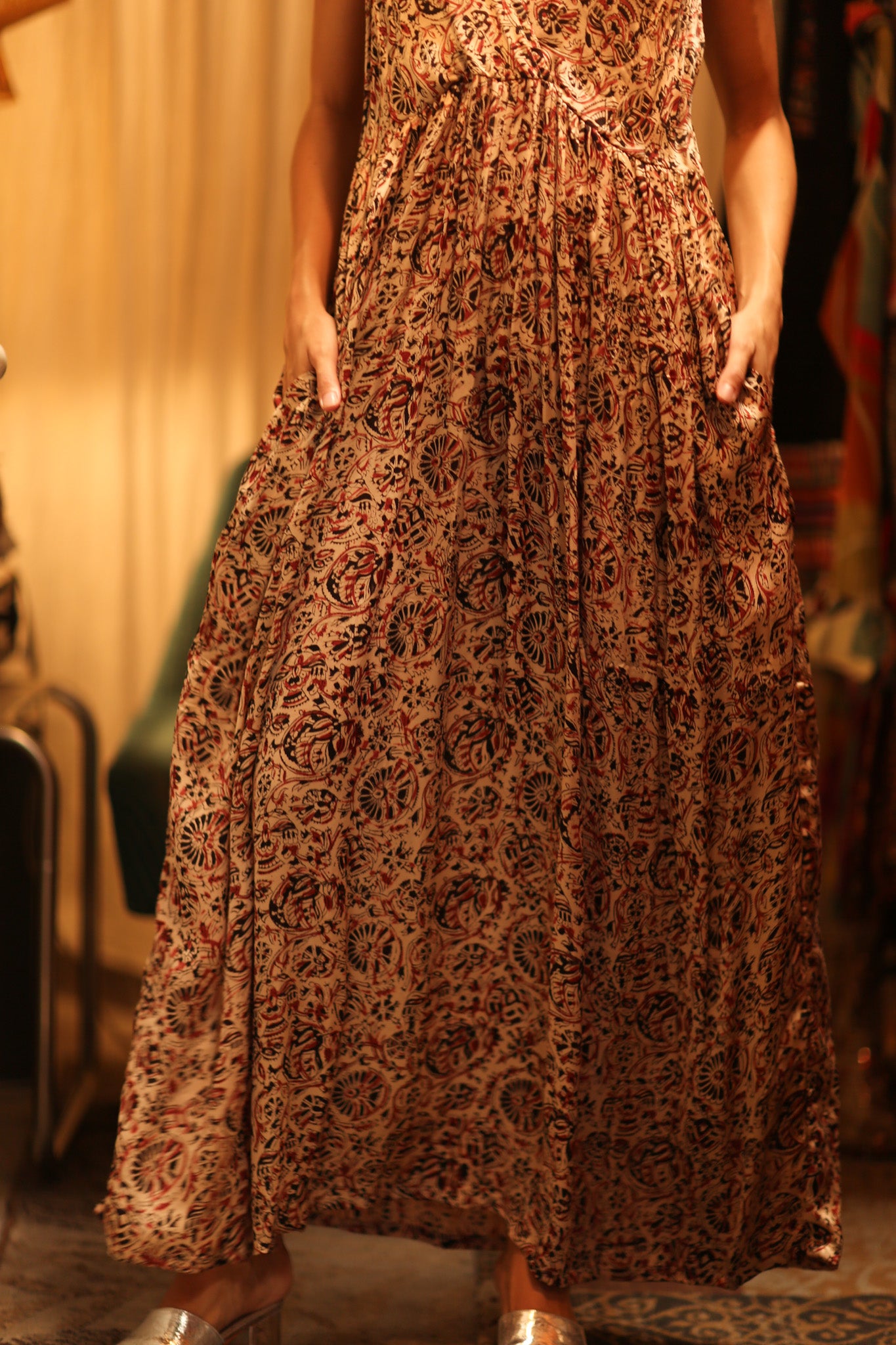 SILK DRESS LILY INDIAN SUMMER