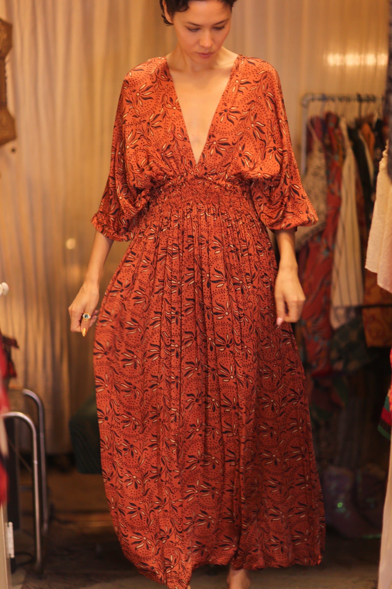 ZURI SILK DRESS YOZO