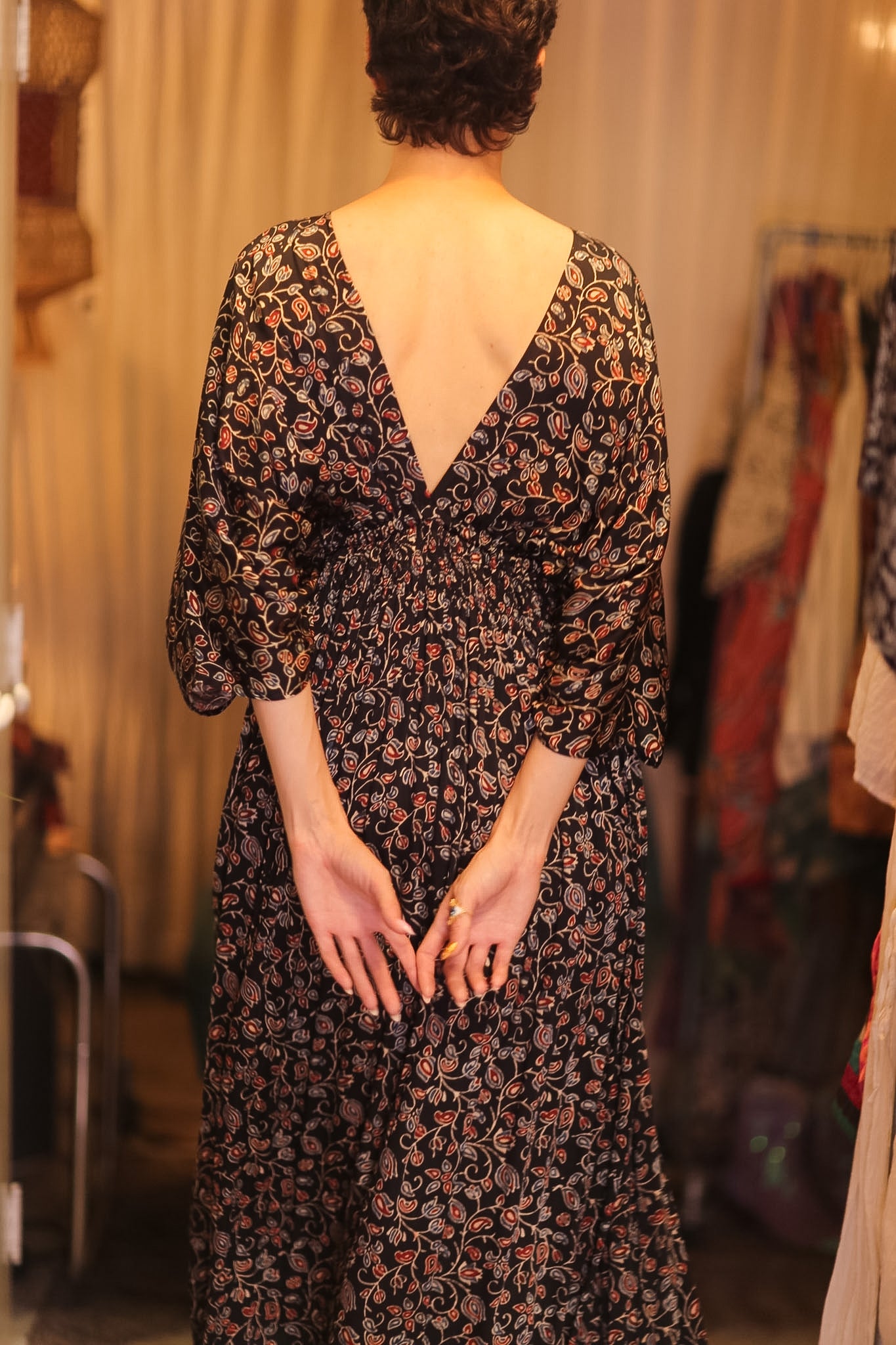 ZURI SILK DRESS CHAWPAR