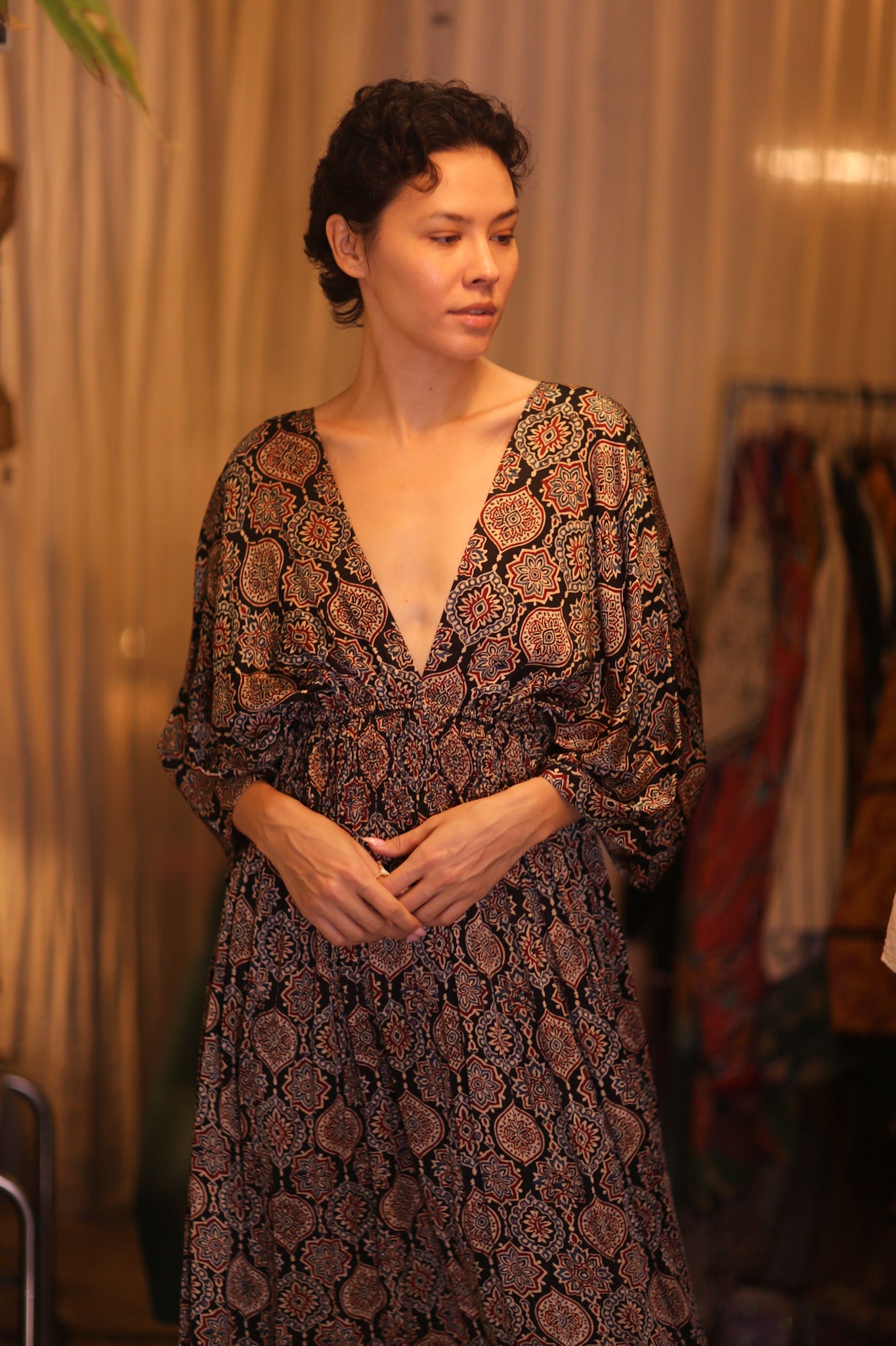 ZURI SILK DRESS VIVI