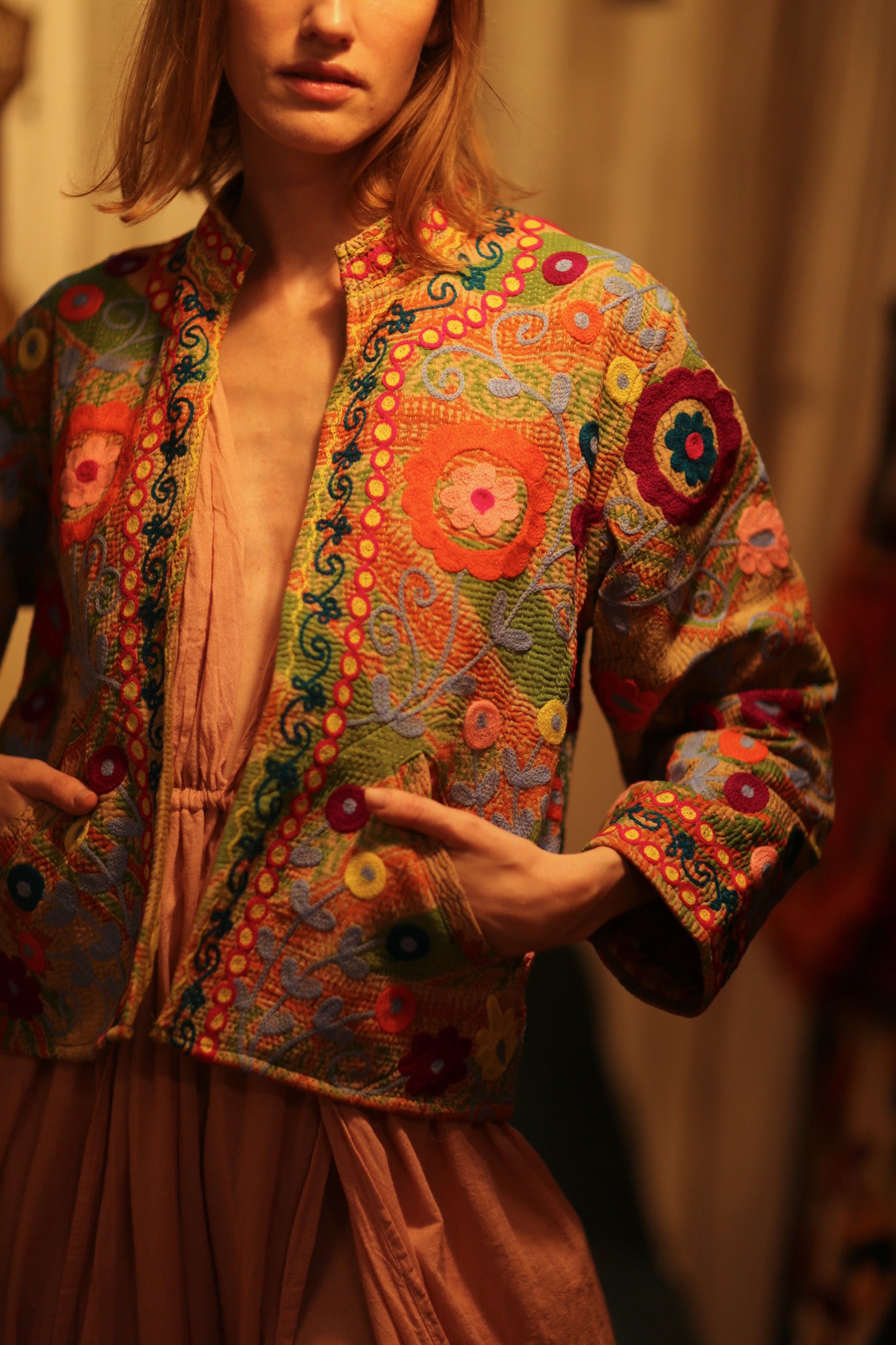 JACKET INGRID ALIN EMBROIDERED