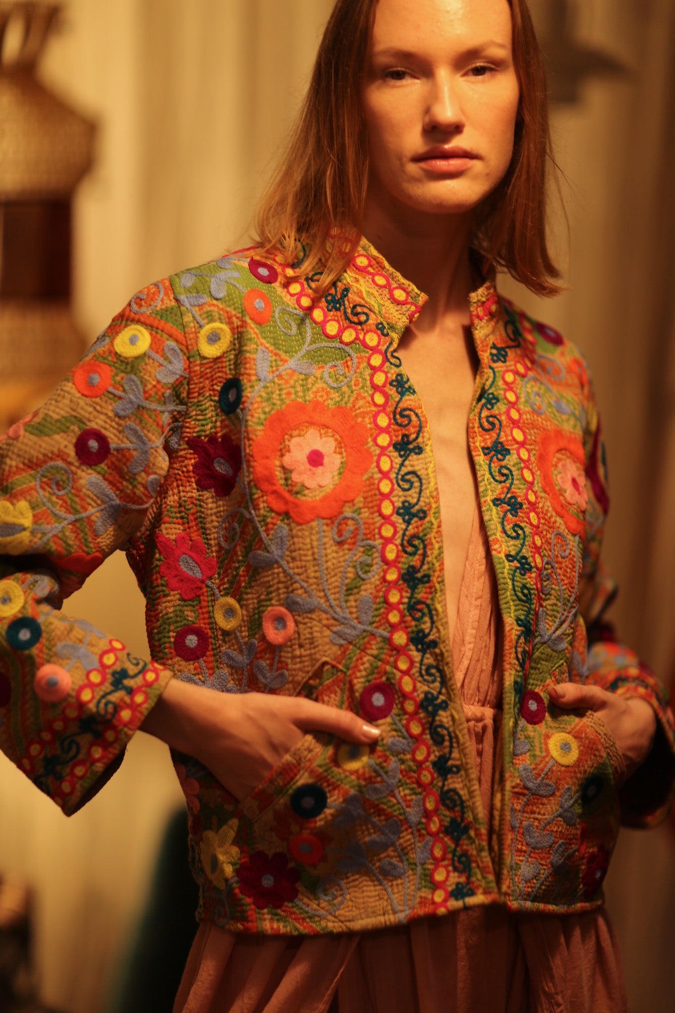 JACKET INGRID ALIN EMBROIDERED