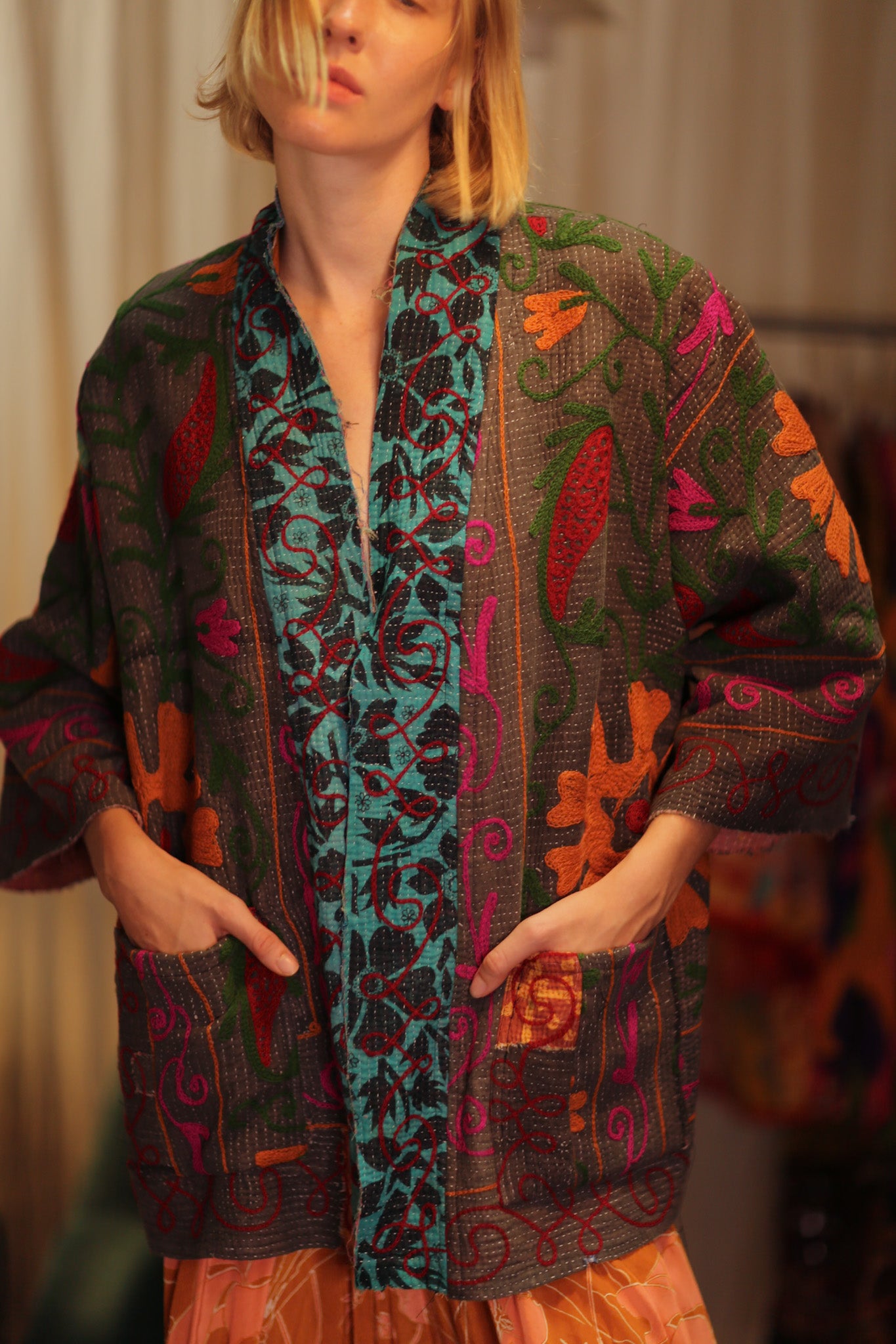 GINEVRA KIMONO KANTHA POT ROAST