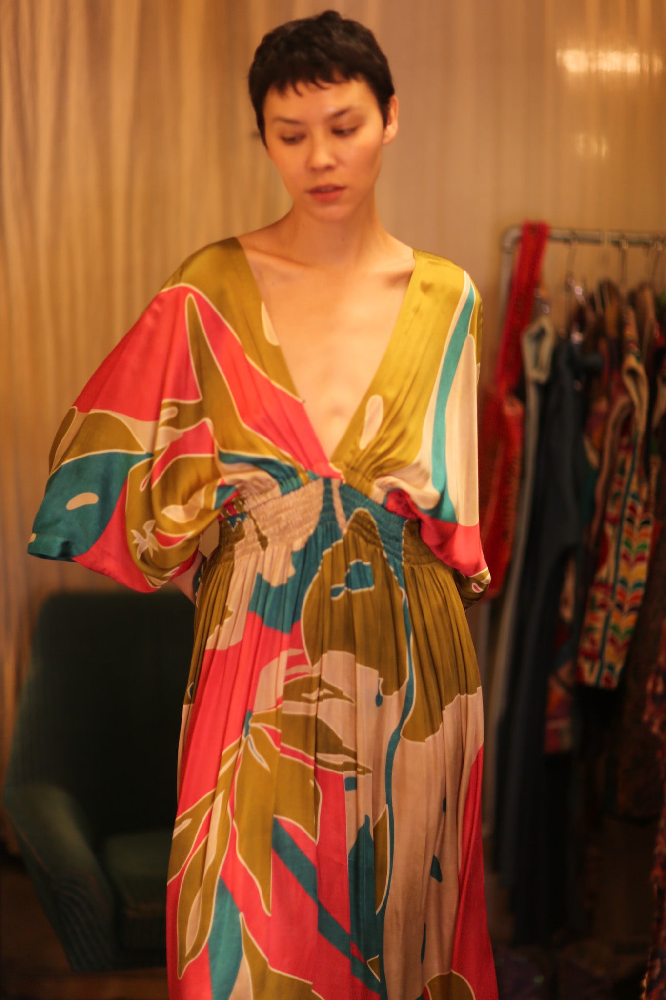 SILK DRESS ZURI YATI