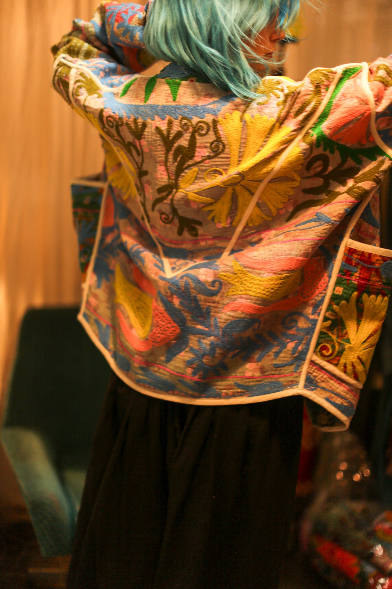 KANTHA EMBROIDERED JACKET ELA