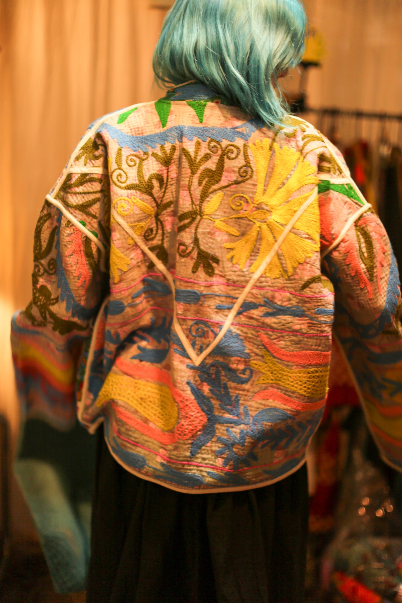 KANTHA EMBROIDERED JACKET ELA