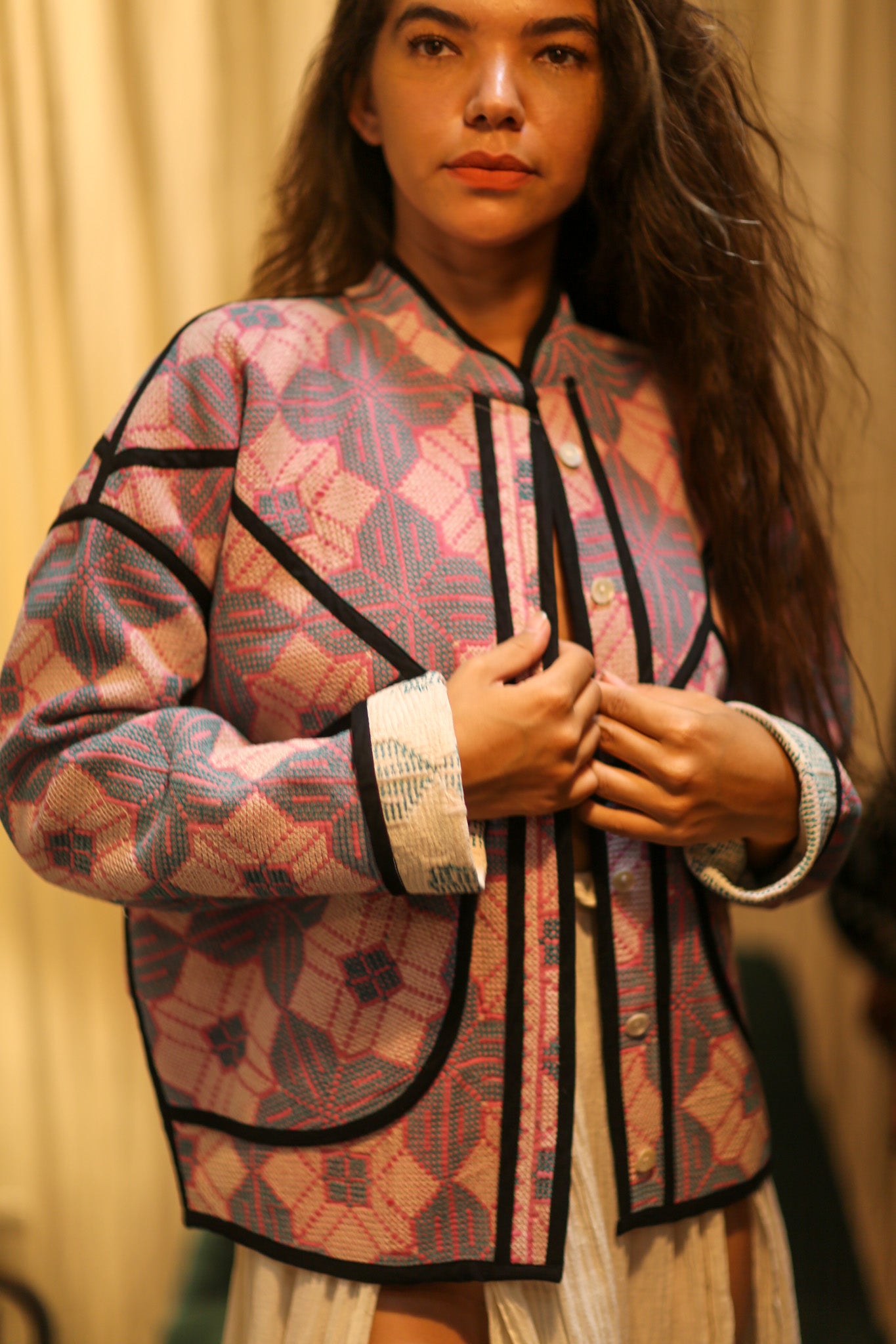 KANTHA JACKET RUBY