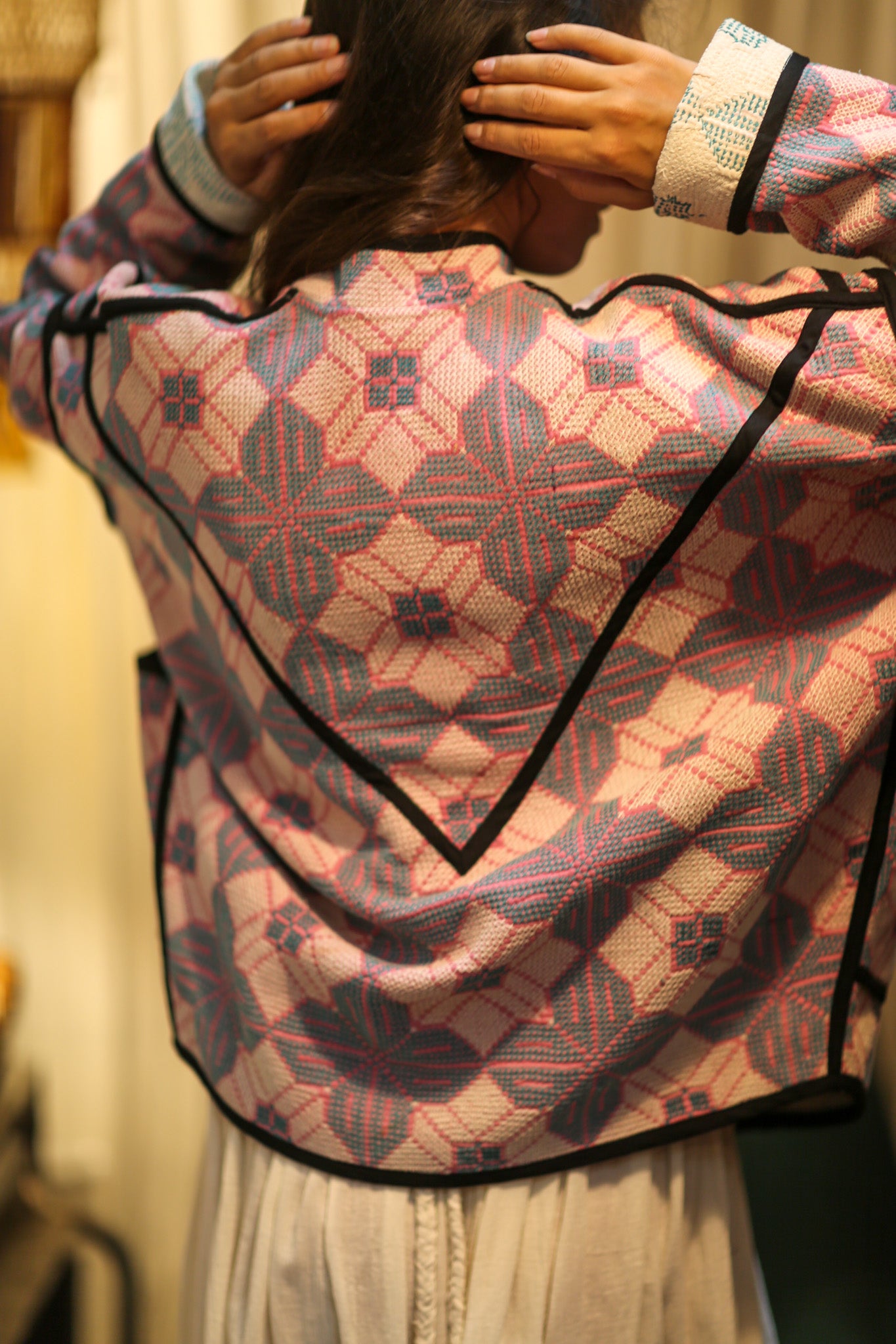 KANTHA JACKET RUBY