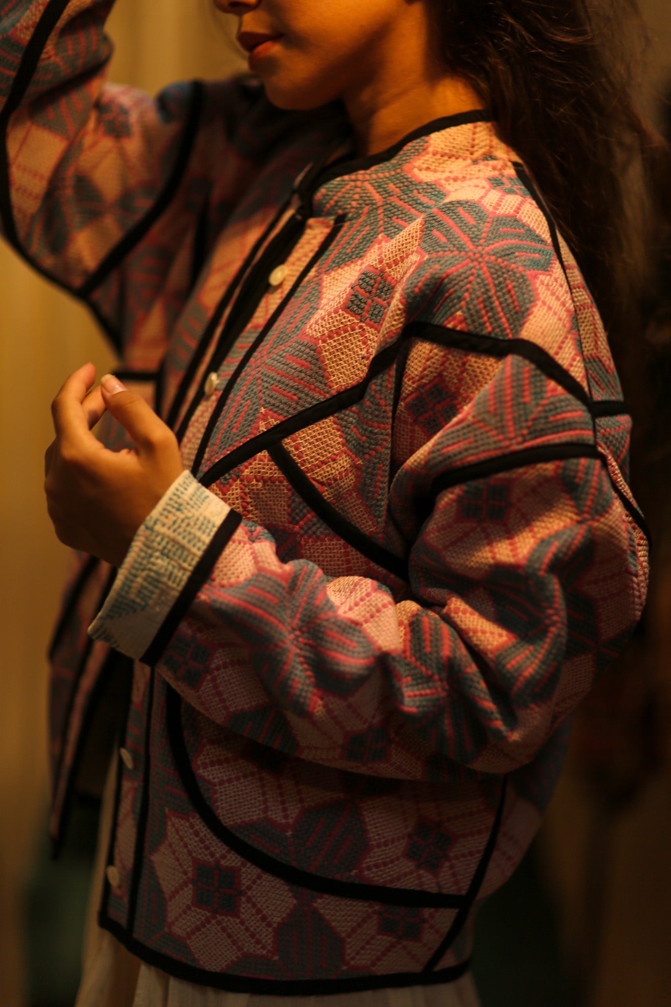 KANTHA JACKET RUBY