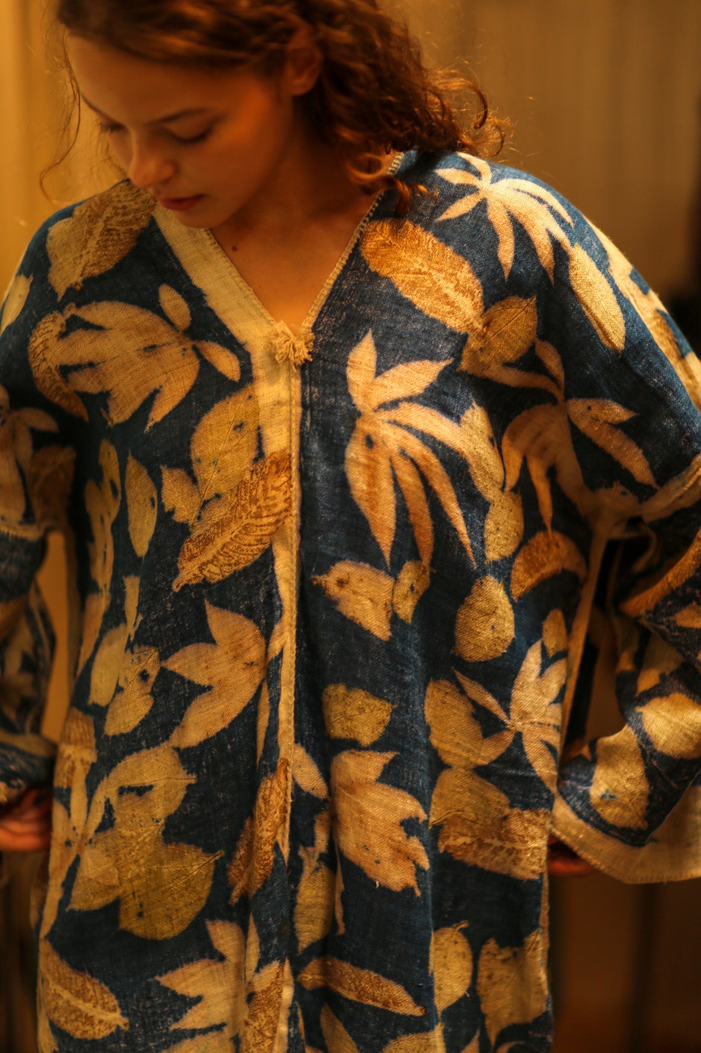 ABIGAIL KANCHON KAFTAN DRESS B2 - BANGKOK TAILOR CLOTHING STORE - HANDMADE CLOTHING