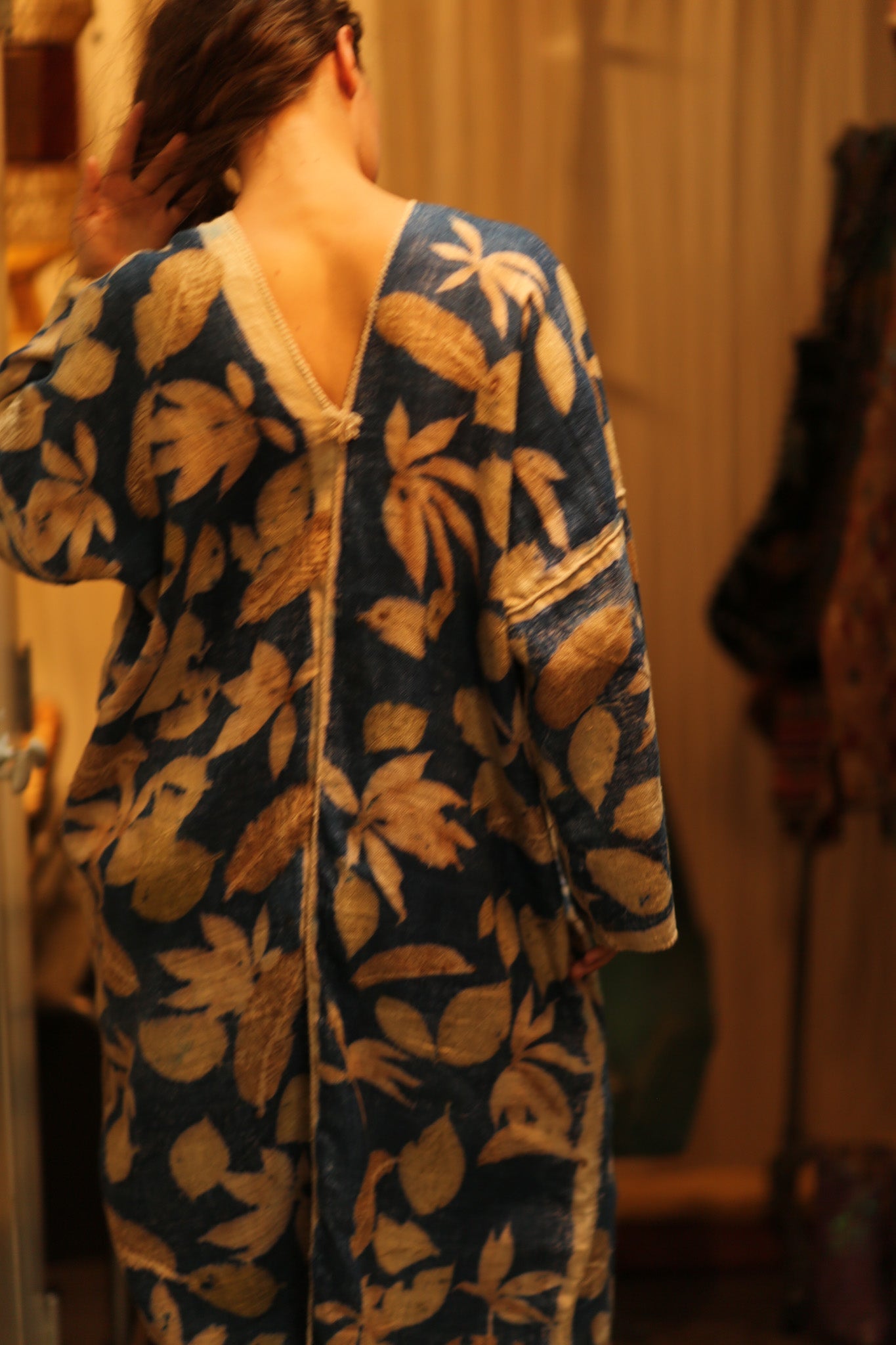 ABIGAIL KANCHON KAFTAN DRESS B2 - BANGKOK TAILOR CLOTHING STORE - HANDMADE CLOTHING