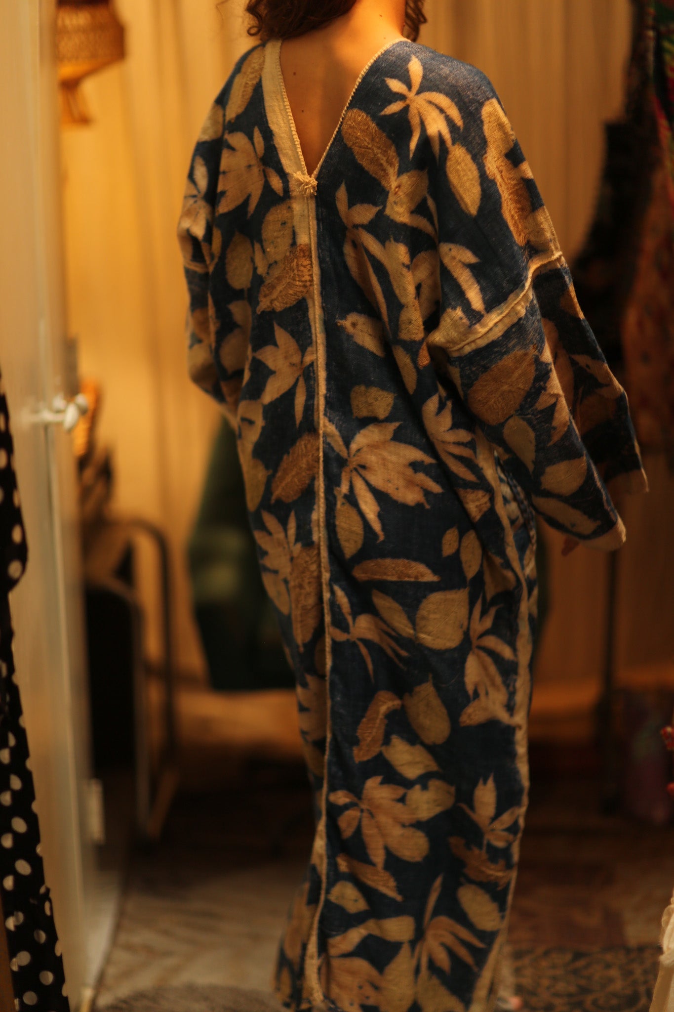 ABIGAIL KANCHON KAFTAN DRESS B2 - BANGKOK TAILOR CLOTHING STORE - HANDMADE CLOTHING