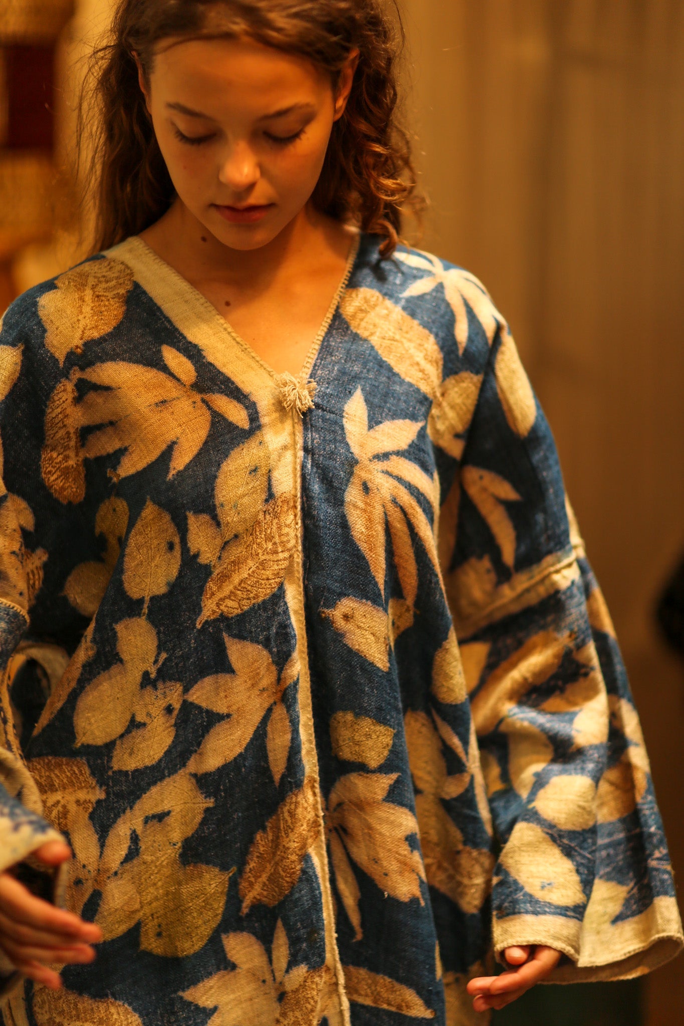 ABIGAIL KANCHON KAFTAN DRESS B2 - BANGKOK TAILOR CLOTHING STORE - HANDMADE CLOTHING
