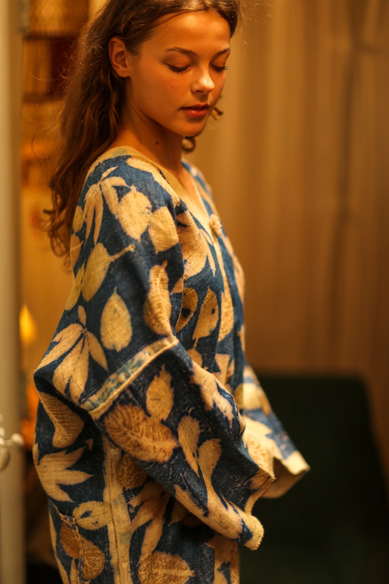 ABIGAIL KANCHON KAFTAN DRESS B2 - BANGKOK TAILOR CLOTHING STORE - HANDMADE CLOTHING