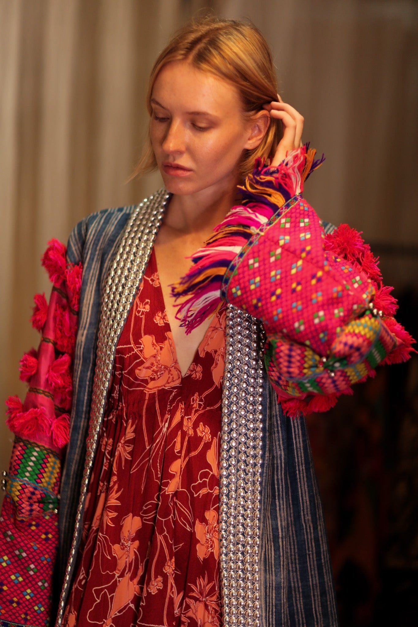 ANOUK EMBROIDERED HANDMADE COAT - BANGKOK TAILOR CLOTHING STORE - HANDMADE CLOTHING