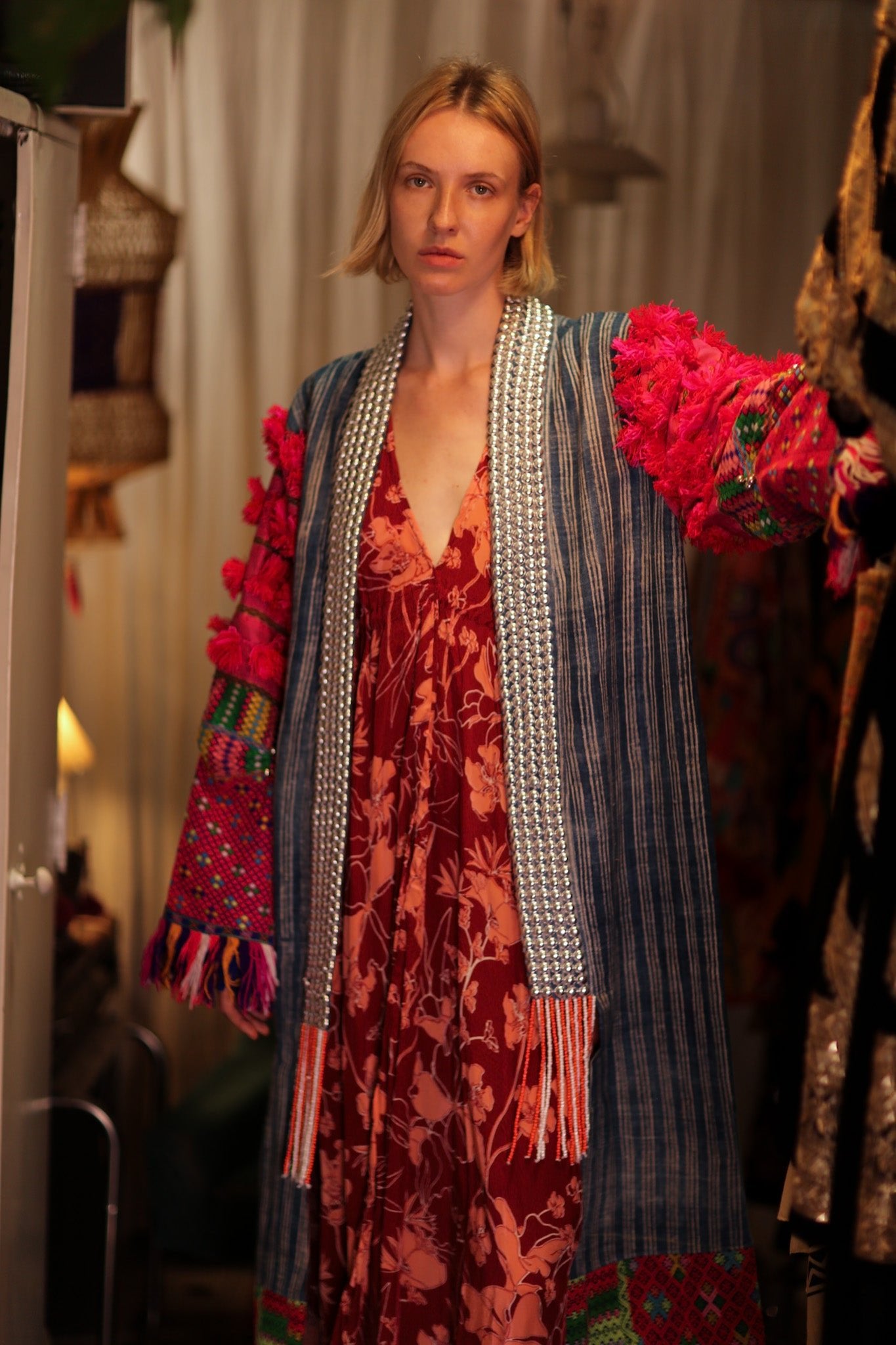 ANOUK EMBROIDERED HANDMADE COAT - BANGKOK TAILOR CLOTHING STORE - HANDMADE CLOTHING