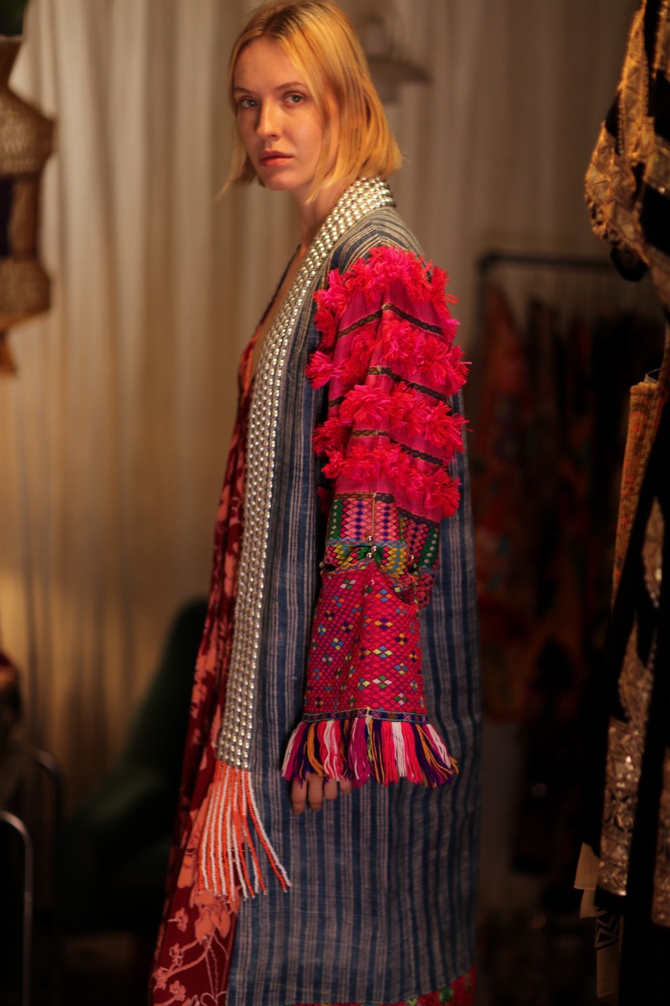 ANOUK EMBROIDERED HANDMADE COAT - BANGKOK TAILOR CLOTHING STORE - HANDMADE CLOTHING