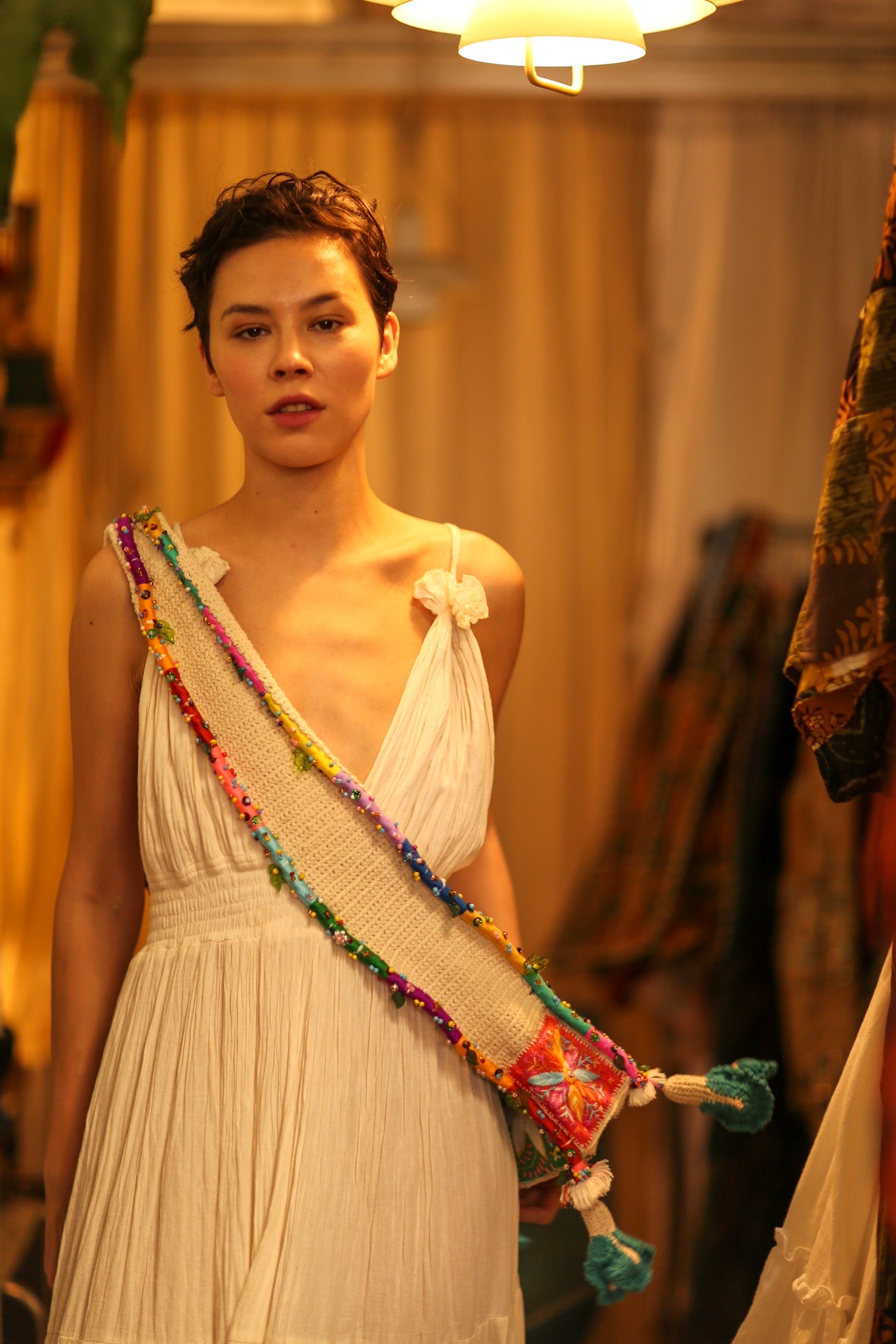 ANOUK EMBROIDERED PATCHWORK BAG - BANGKOK TAILOR CLOTHING STORE - HANDMADE CLOTHING