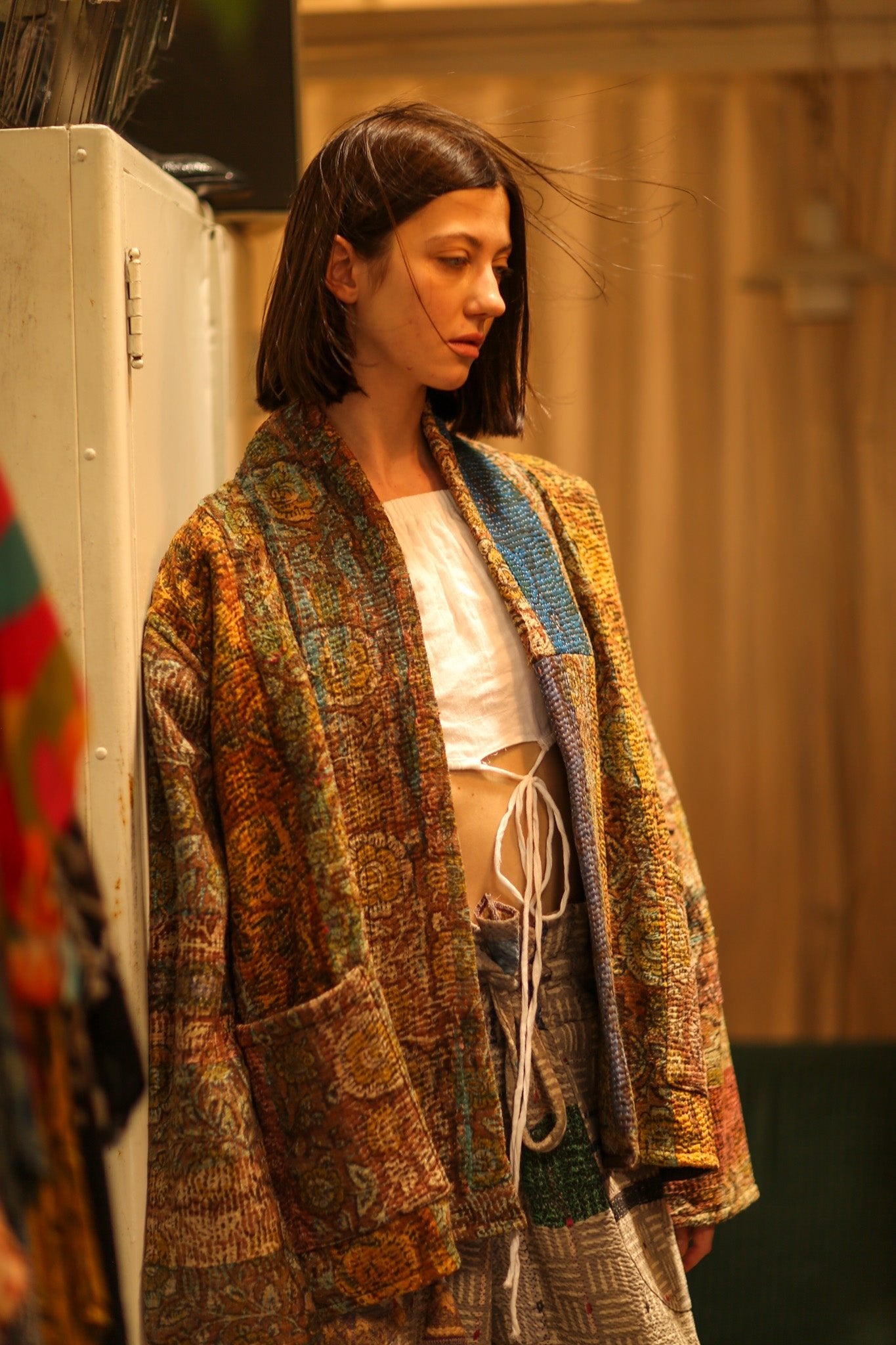 ARTISAN KANTHA KIMONO RIAA - BANGKOK TAILOR CLOTHING STORE - HANDMADE CLOTHING