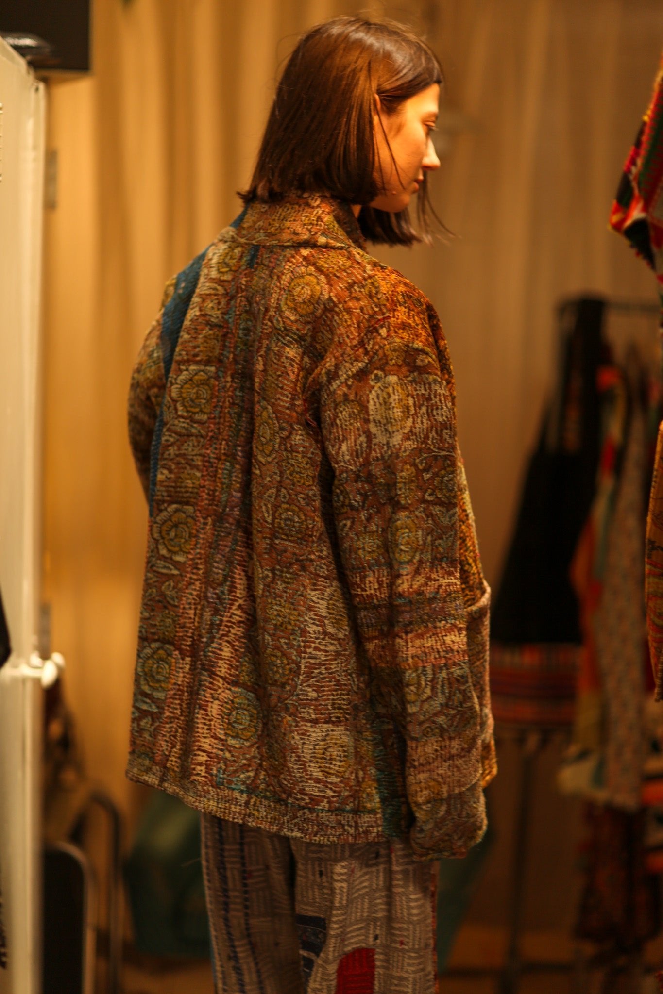 ARTISAN KANTHA KIMONO RIAA - BANGKOK TAILOR CLOTHING STORE - HANDMADE CLOTHING