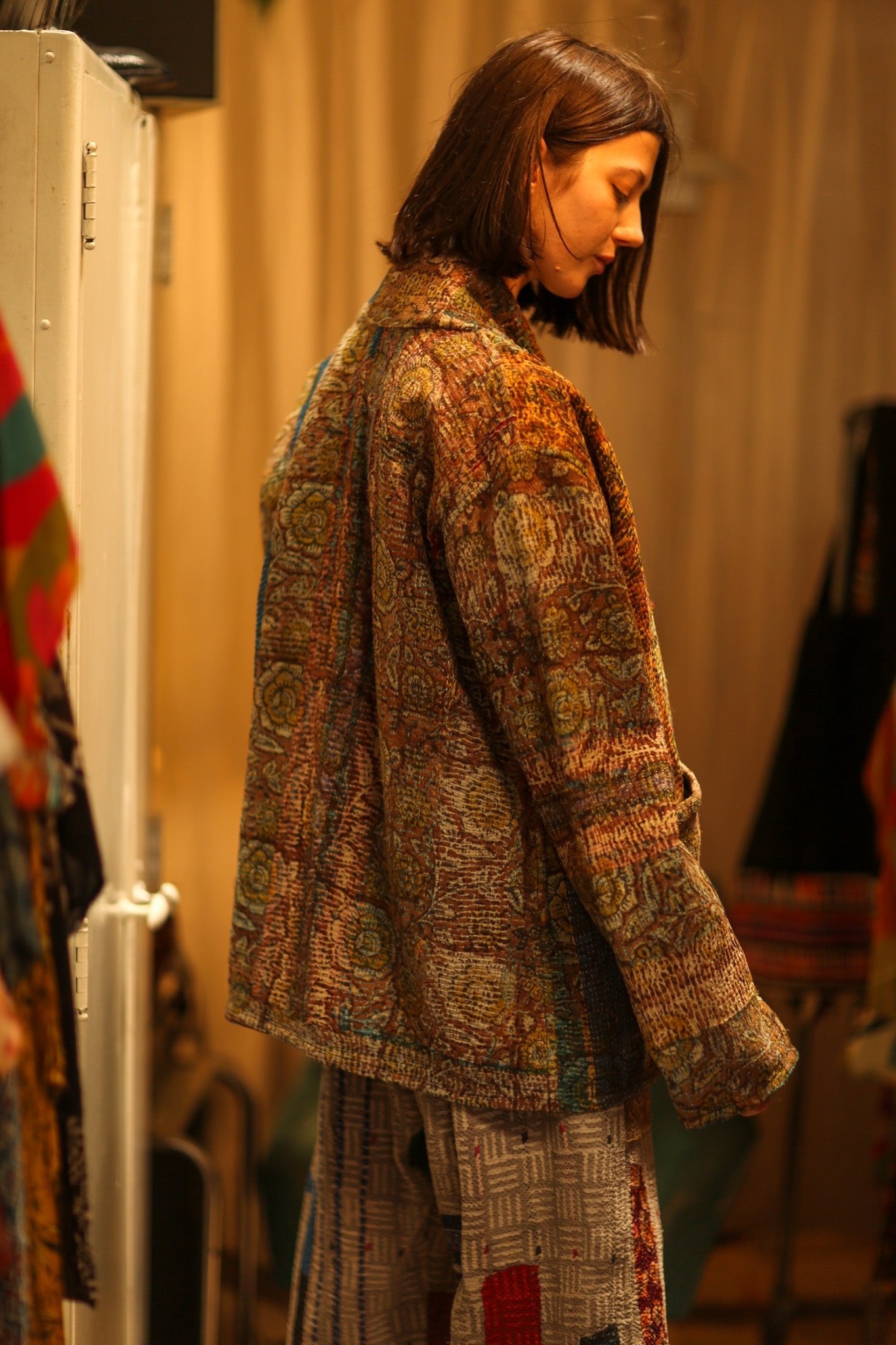 ARTISAN KANTHA KIMONO RIAA - BANGKOK TAILOR CLOTHING STORE - HANDMADE CLOTHING