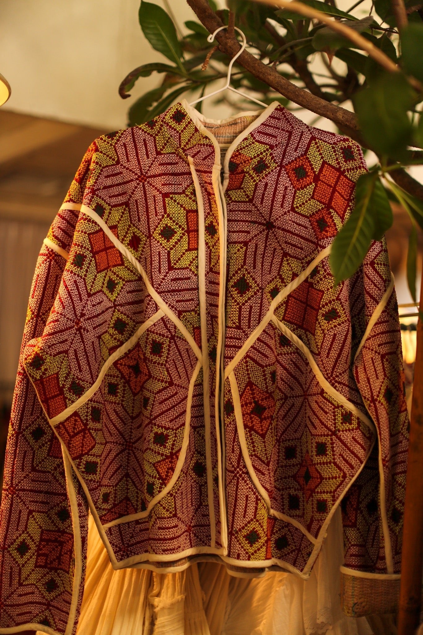 BOMBER KANTHA JACKET FRIDU - BANGKOK TAILOR CLOTHING STORE - HANDMADE CLOTHING