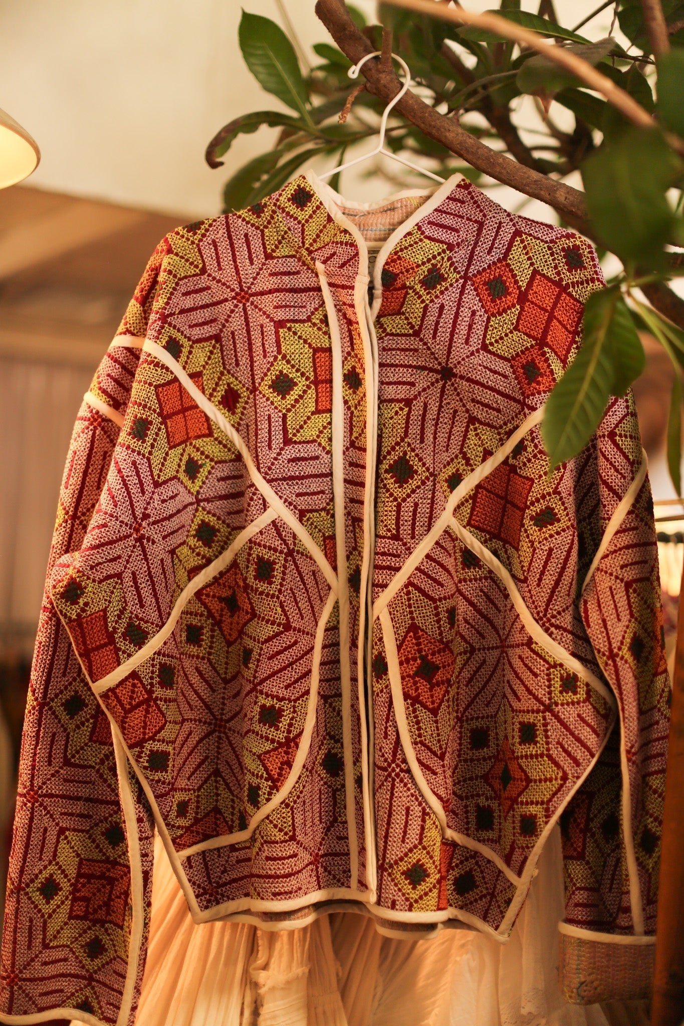 BOMBER KANTHA JACKET FRIDU - BANGKOK TAILOR CLOTHING STORE - HANDMADE CLOTHING