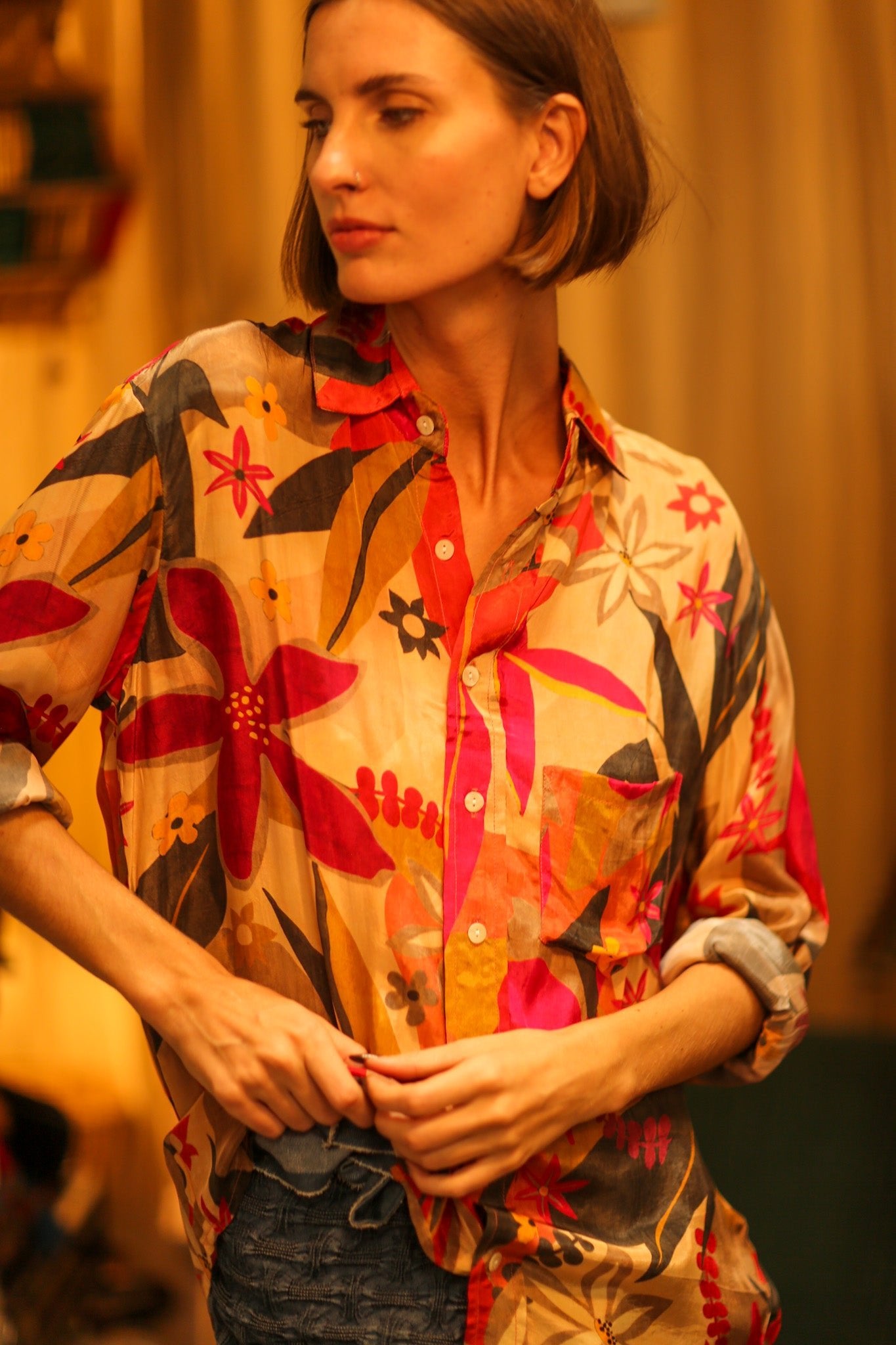 BOYFRIEND BILLIE ME BLOOMING - BANGKOK TAILOR CLOTHING STORE - HANDMADE CLOTHING