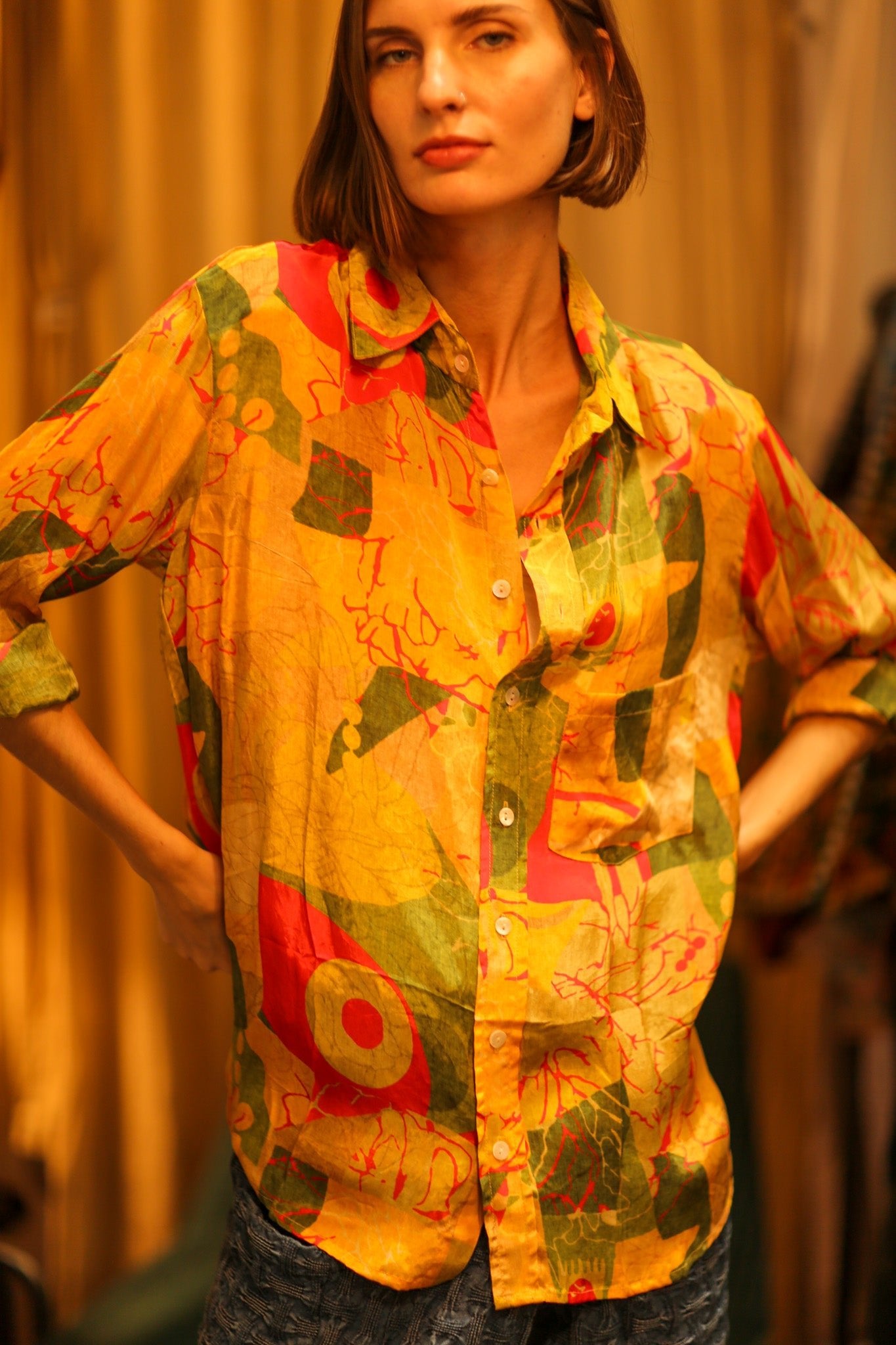 BOYFRIEND BILLIE SILK BUNNY - BANGKOK TAILOR CLOTHING STORE - HANDMADE CLOTHING