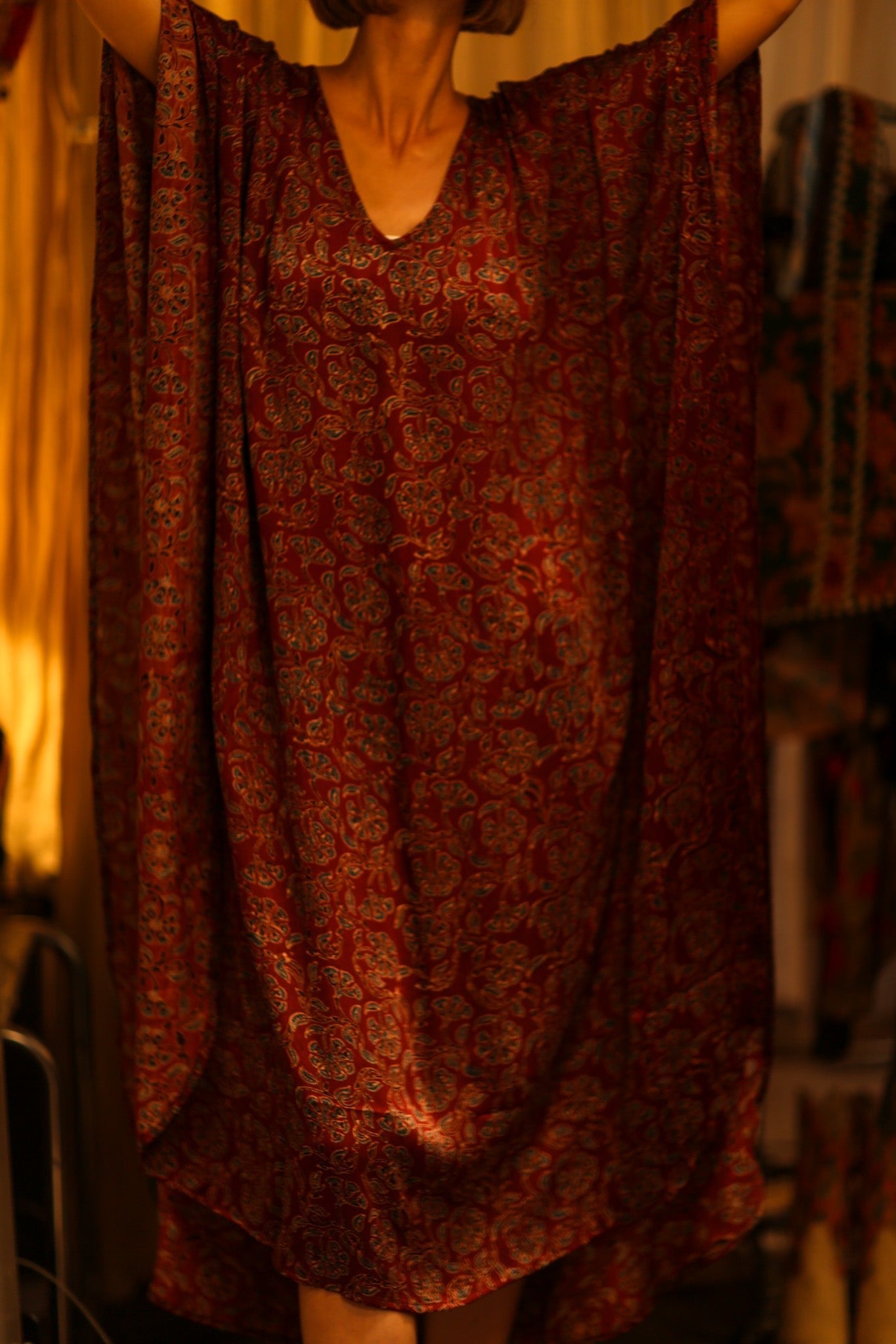 CAFTAN DRESS OZANI - BANGKOK TAILOR CLOTHING STORE - HANDMADE CLOTHING
