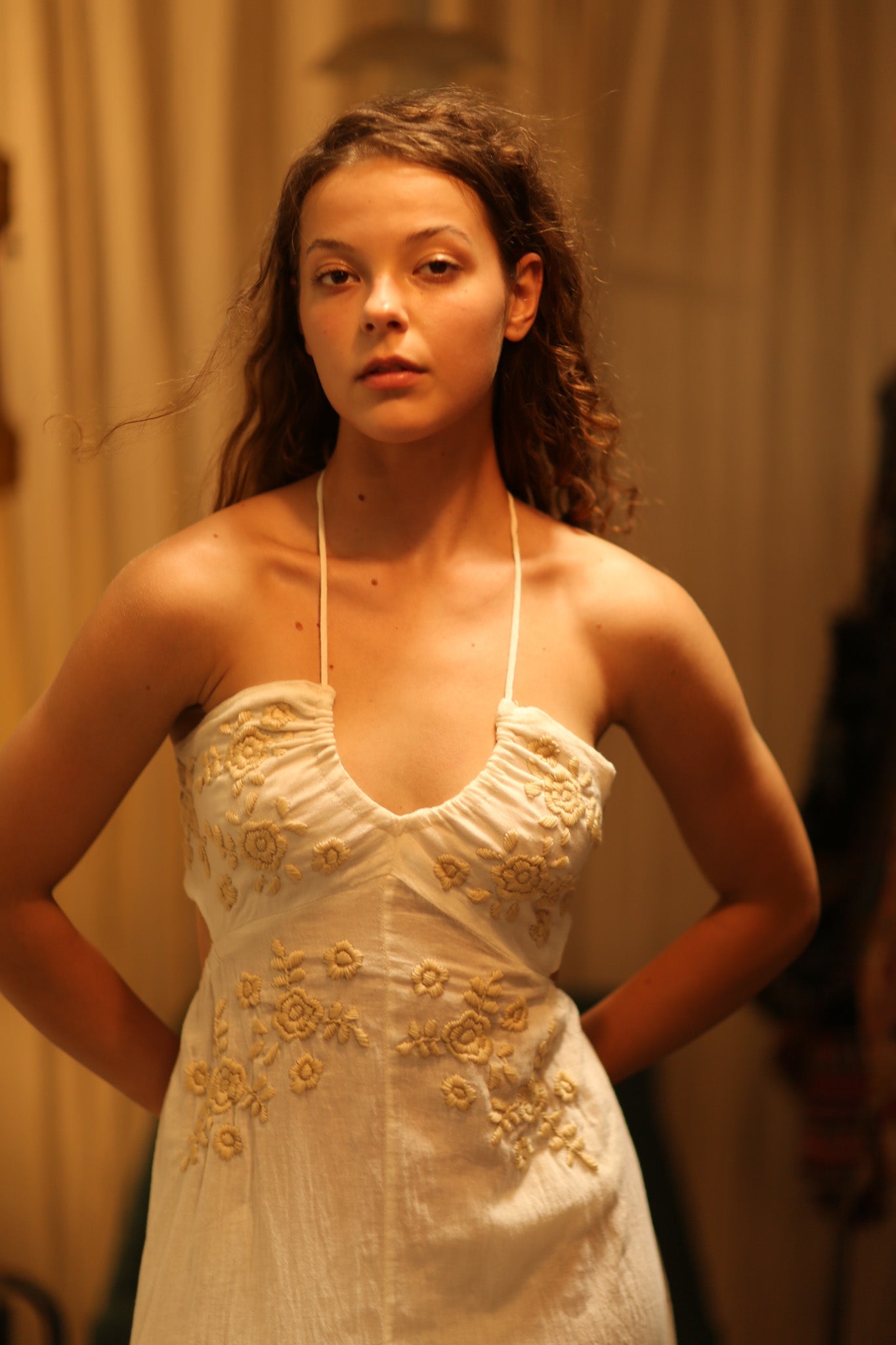 CANDY COTTON FLOWER DRESS - BANGKOK TAILOR CLOTHING STORE - HANDMADE CLOTHING