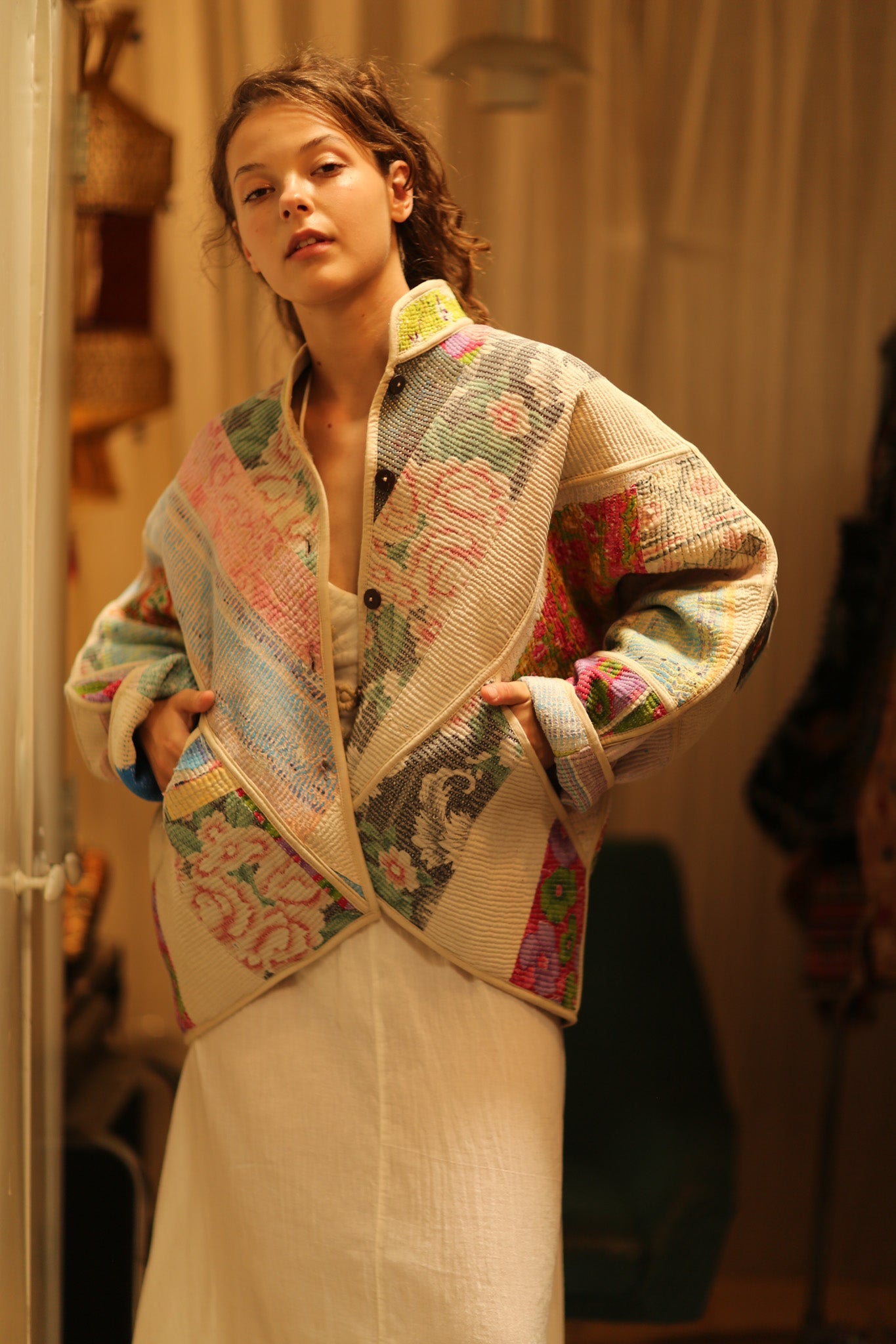 CHRISTOPHER KANTHA BOMBER JACKET - BANGKOK TAILOR CLOTHING STORE - HANDMADE CLOTHING