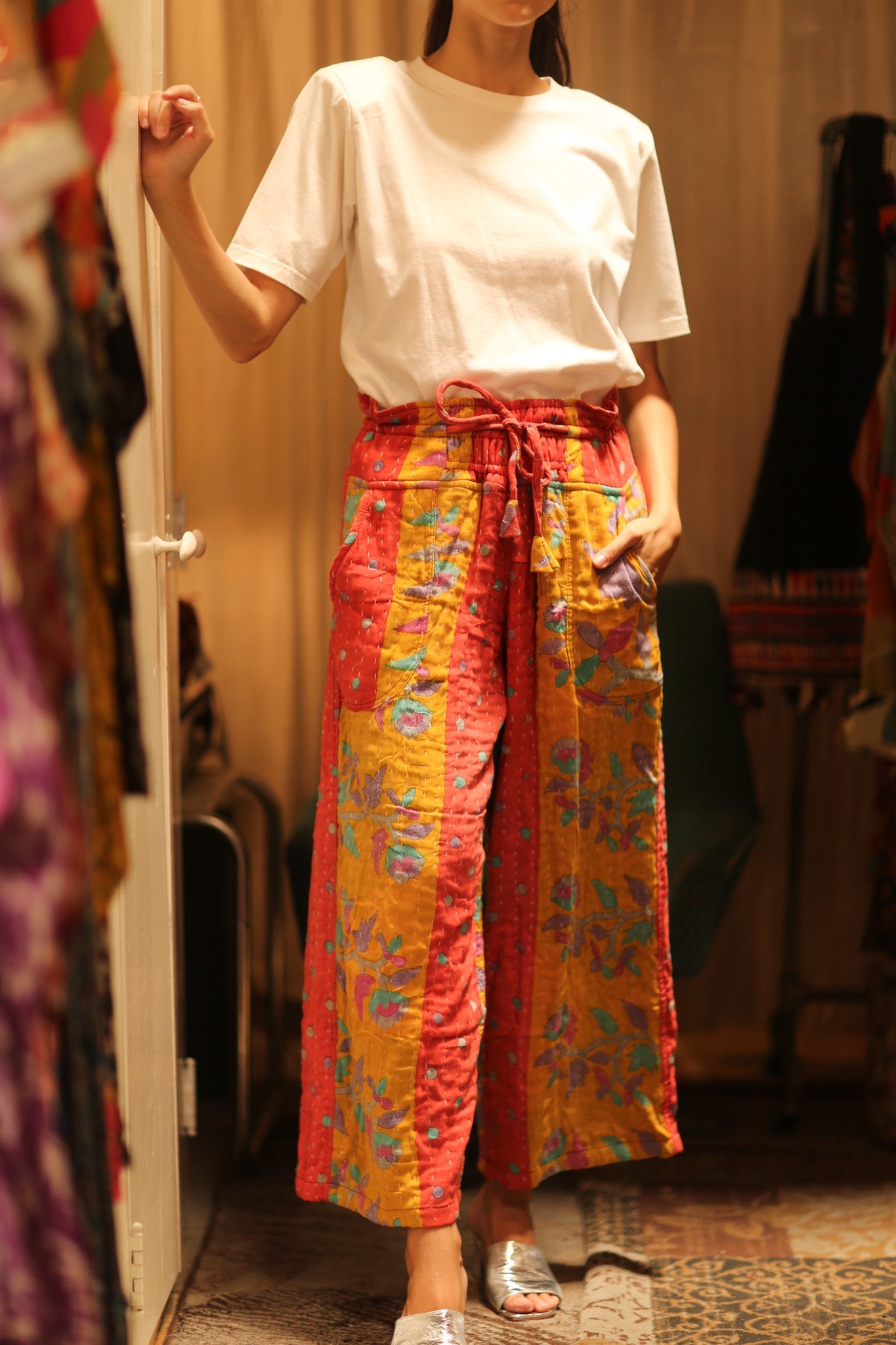 COTTON PANTS DELEILA - BANGKOK TAILOR CLOTHING STORE - HANDMADE CLOTHING