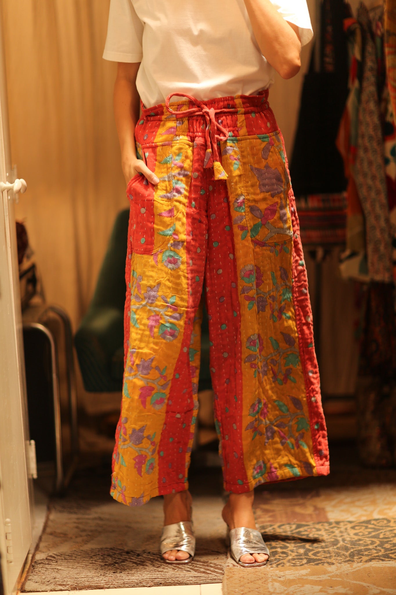 COTTON PANTS DELEILA - BANGKOK TAILOR CLOTHING STORE - HANDMADE CLOTHING