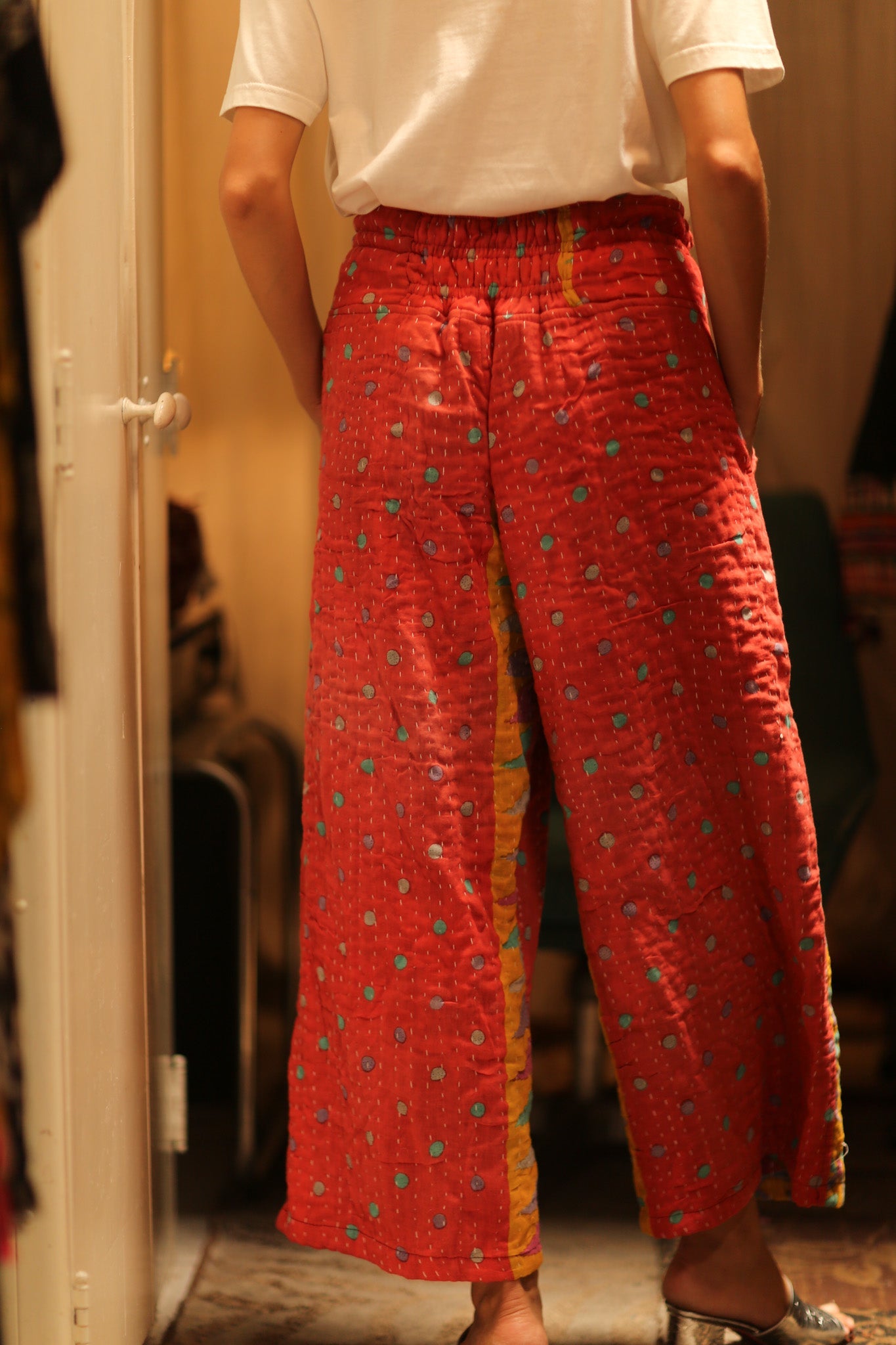 COTTON PANTS DELEILA - BANGKOK TAILOR CLOTHING STORE - HANDMADE CLOTHING