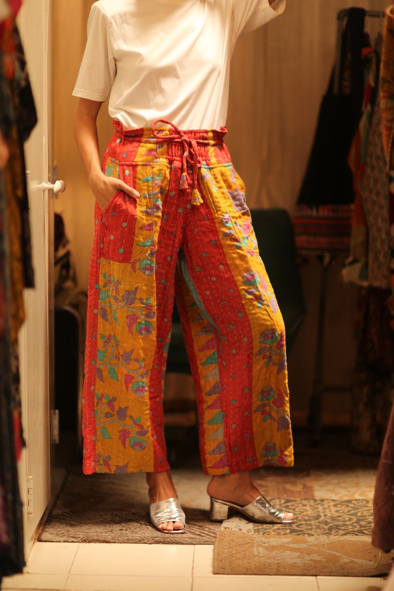 COTTON PANTS DELEILA - BANGKOK TAILOR CLOTHING STORE - HANDMADE CLOTHING