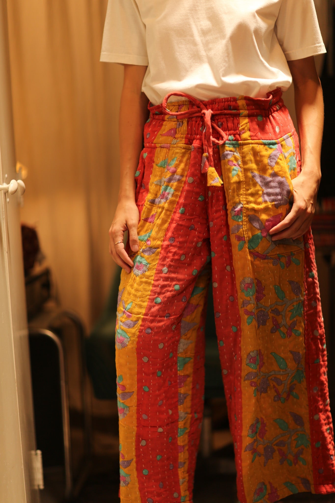 COTTON PANTS DELEILA - BANGKOK TAILOR CLOTHING STORE - HANDMADE CLOTHING