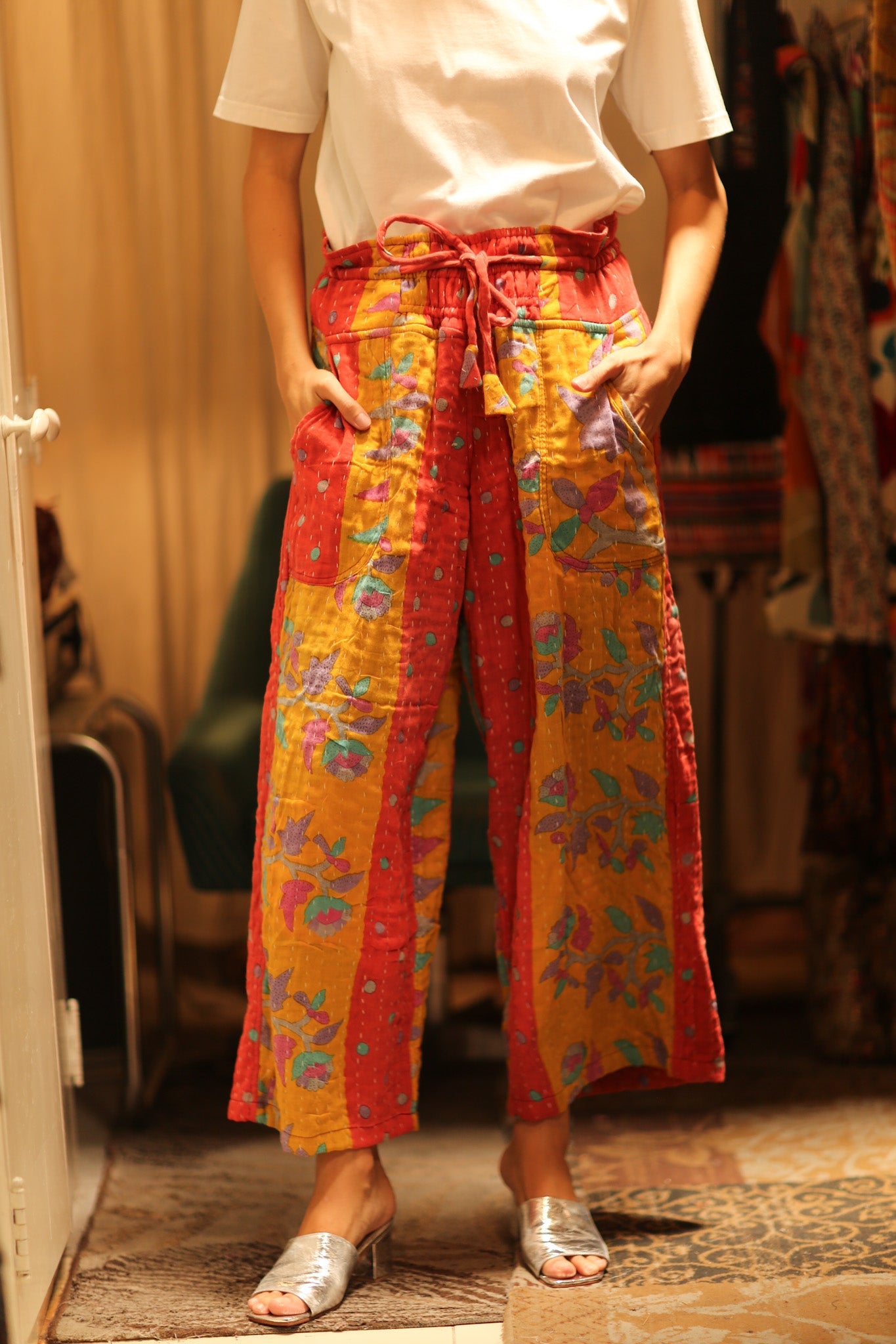 COTTON PANTS DELEILA - BANGKOK TAILOR CLOTHING STORE - HANDMADE CLOTHING