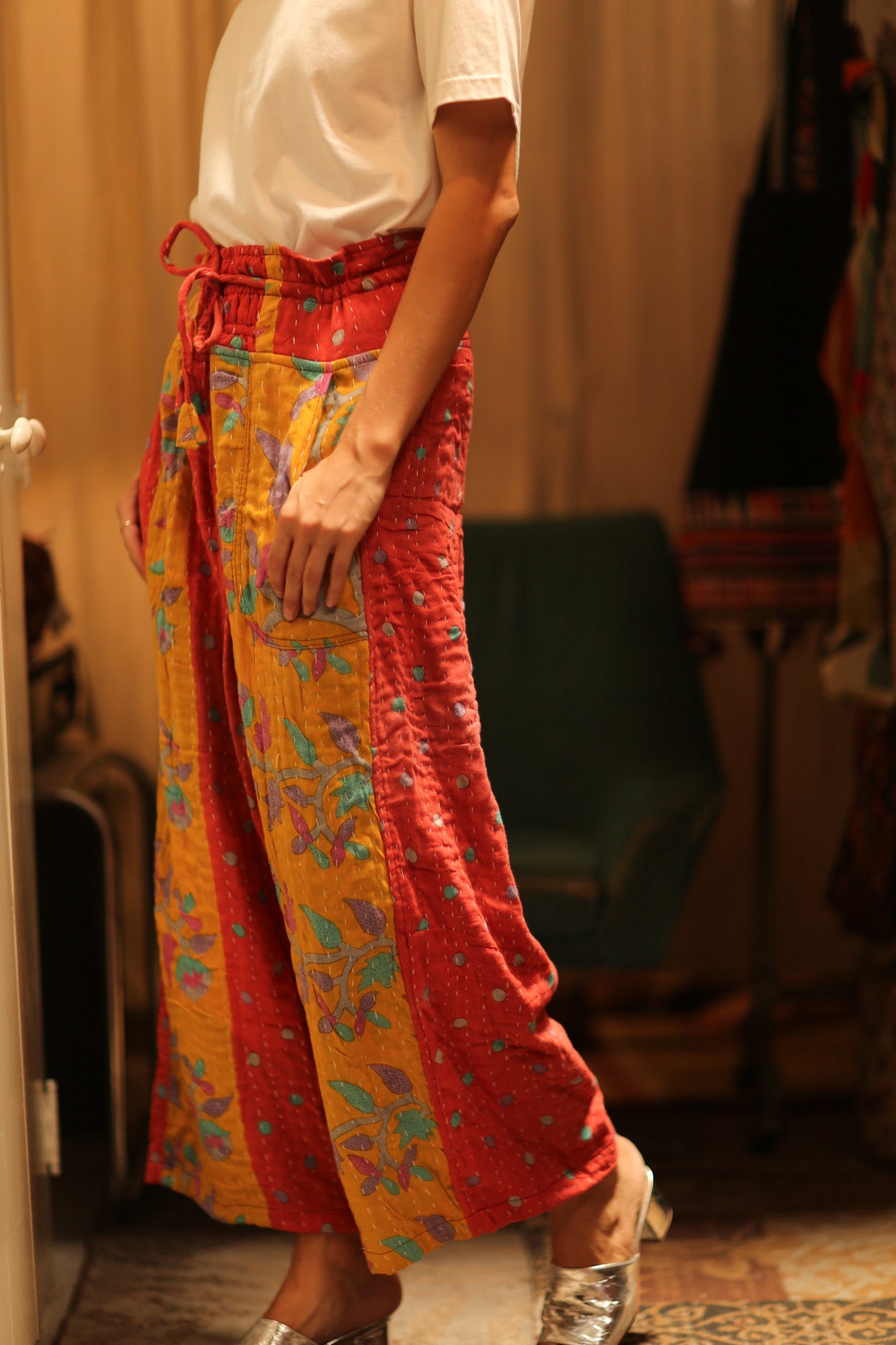COTTON PANTS DELEILA - BANGKOK TAILOR CLOTHING STORE - HANDMADE CLOTHING