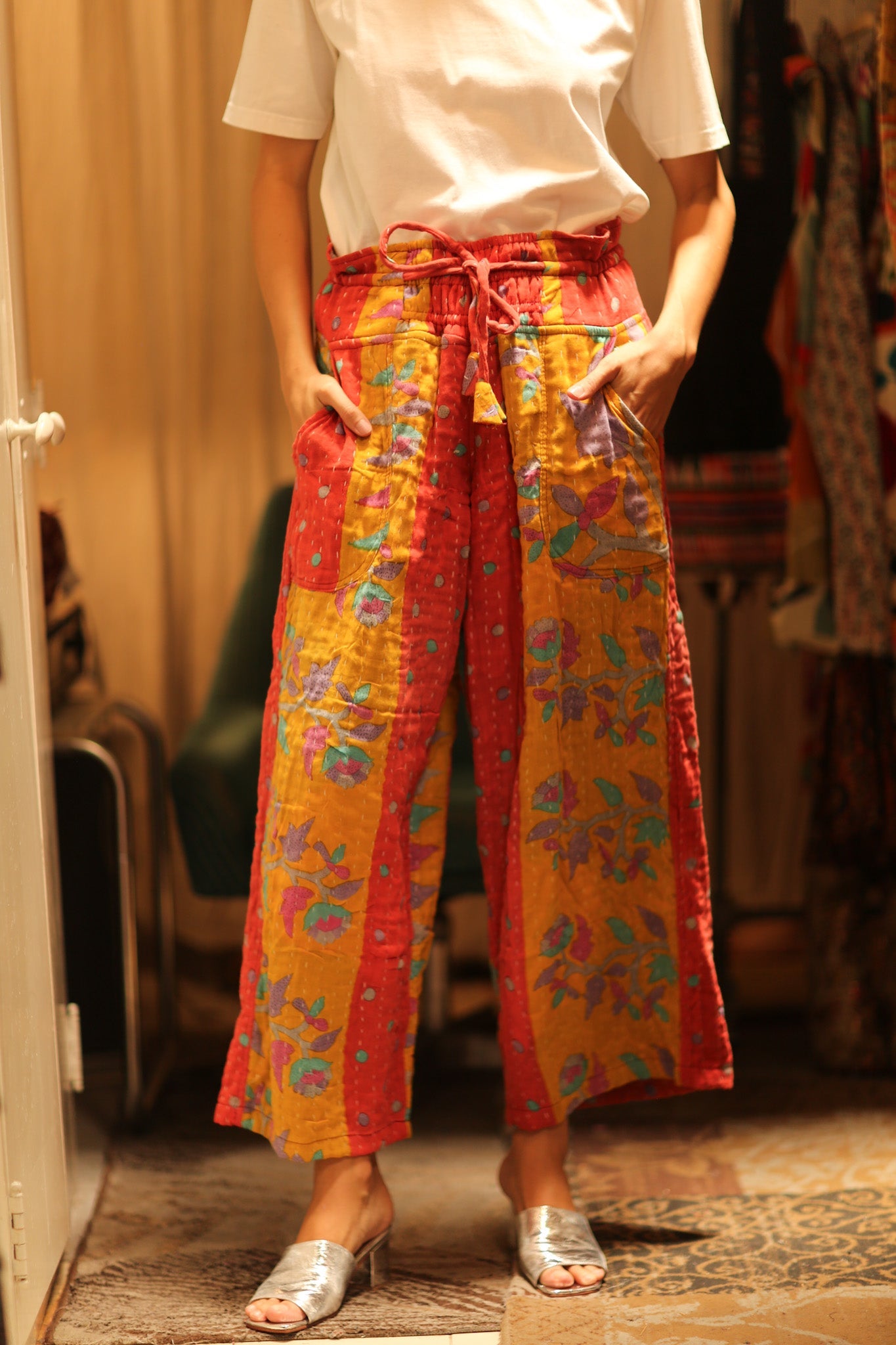 COTTON PANTS DELEILA - BANGKOK TAILOR CLOTHING STORE - HANDMADE CLOTHING