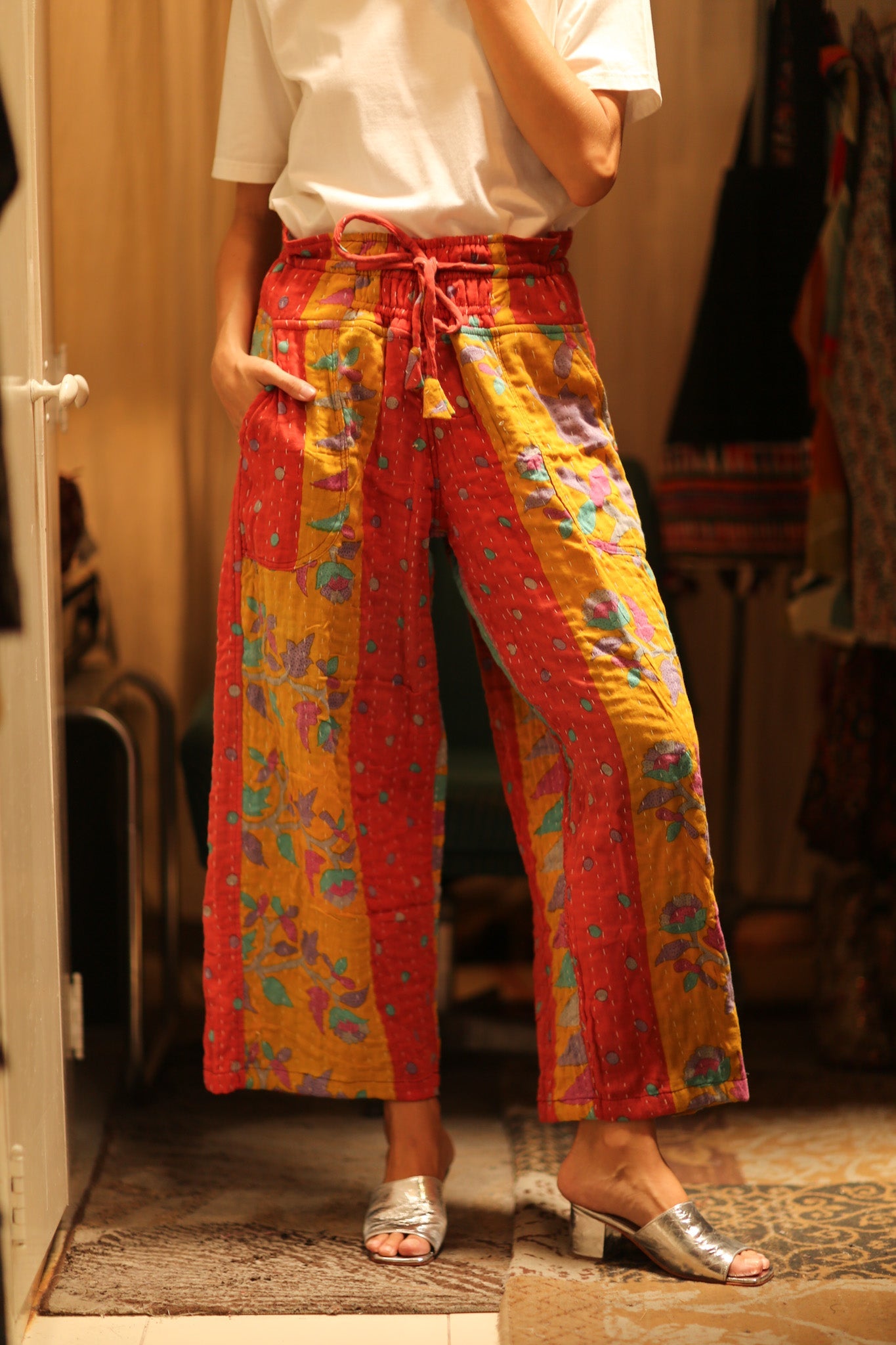 COTTON PANTS DELEILA - BANGKOK TAILOR CLOTHING STORE - HANDMADE CLOTHING