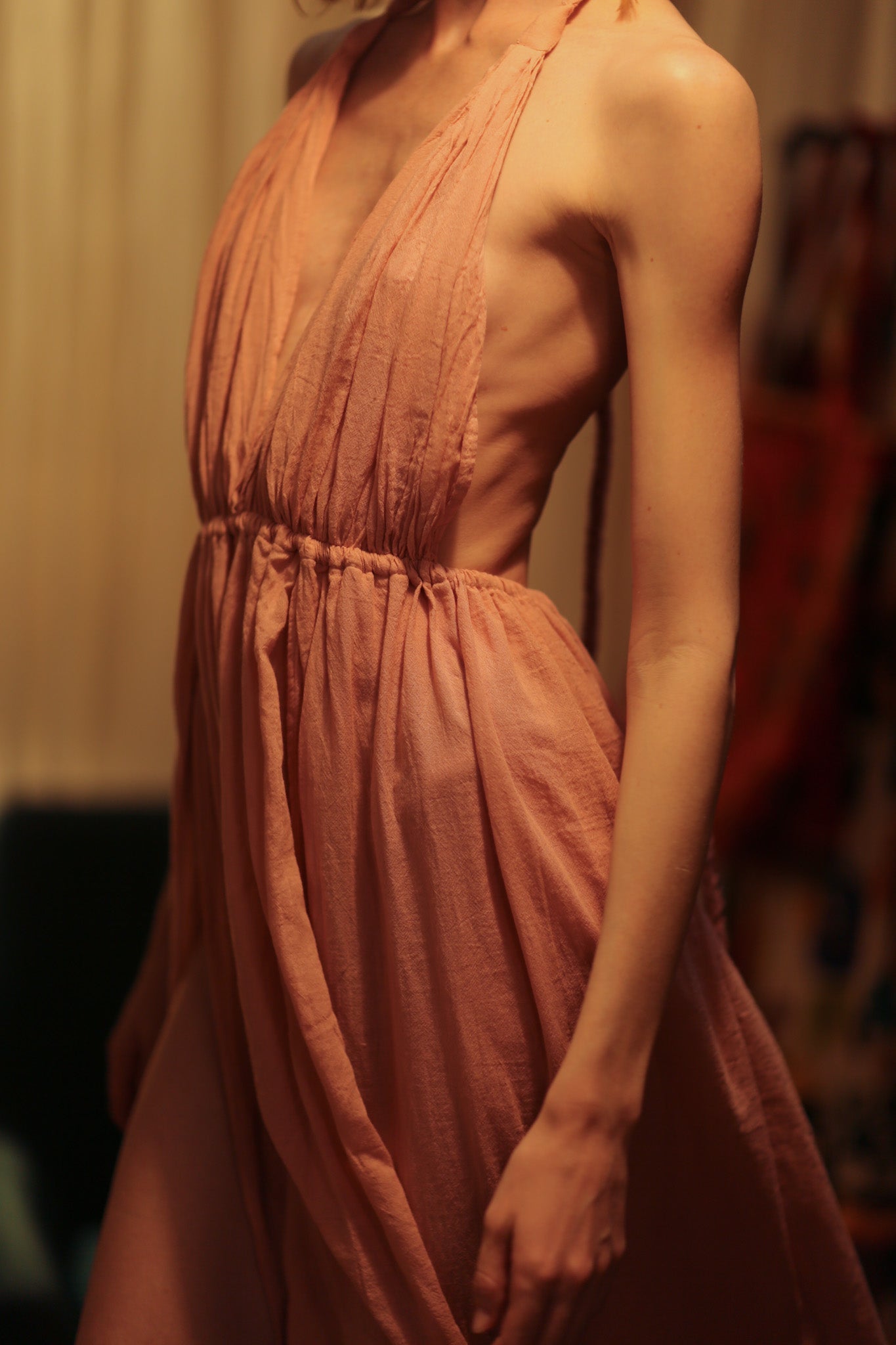 DAISY COTTON DRESS - BANGKOK TAILOR CLOTHING STORE - HANDMADE CLOTHING