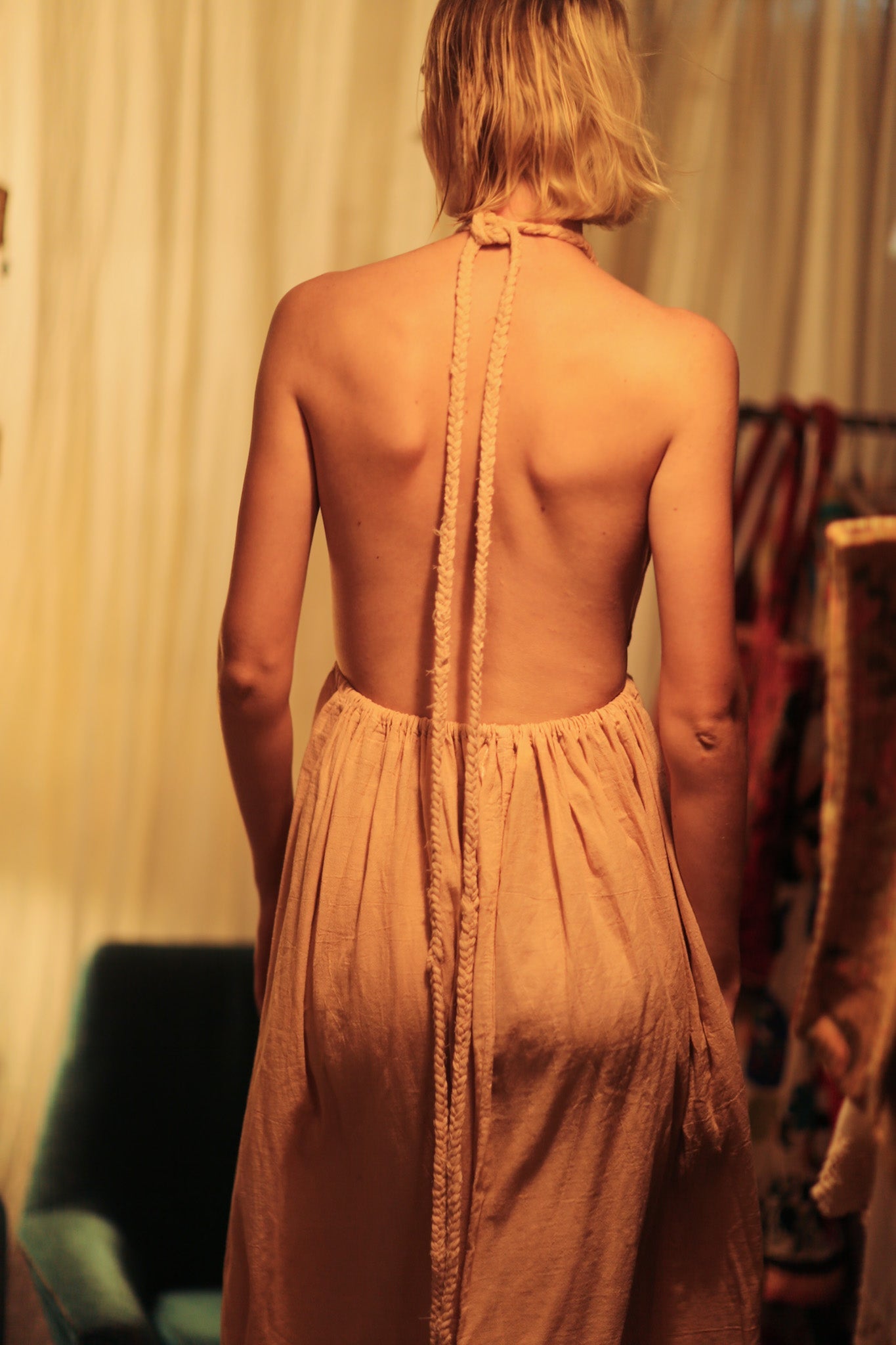 DAISY COTTON DRESS - BANGKOK TAILOR CLOTHING STORE - HANDMADE CLOTHING